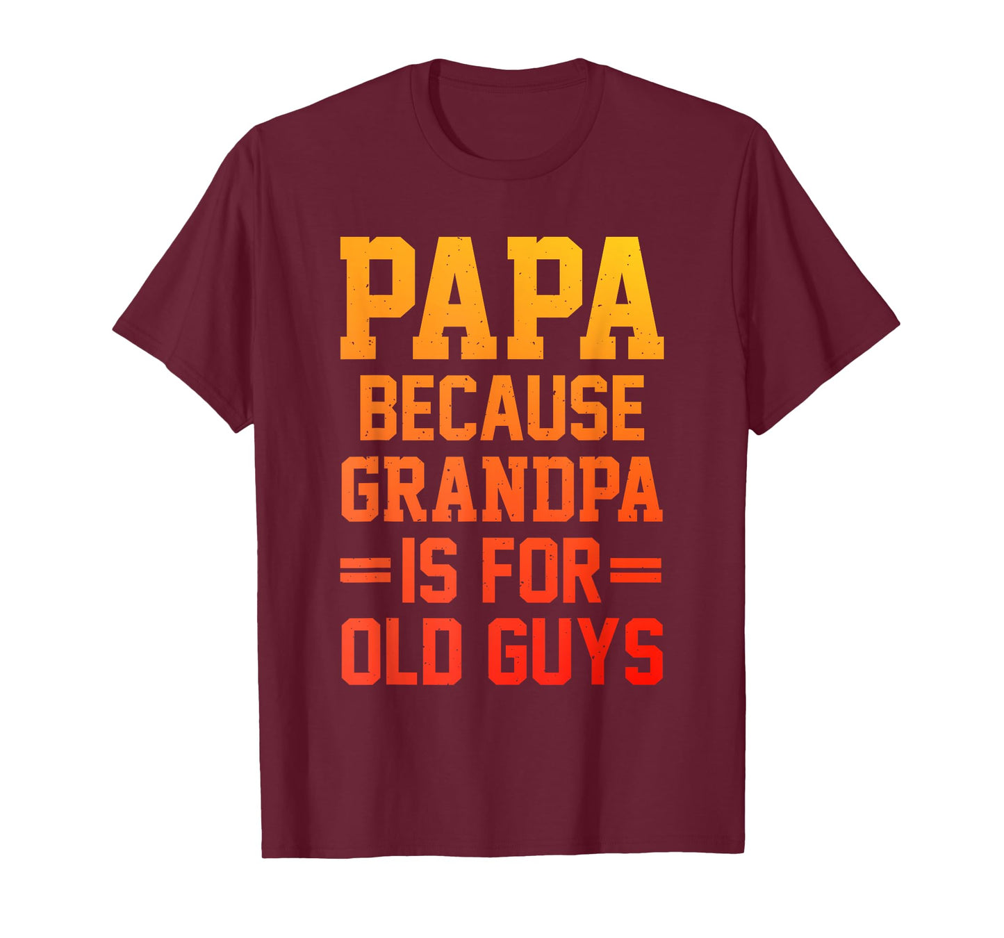 Papa Art for Grandpa Men from Grandkids Father's Day Papa T-Shirt