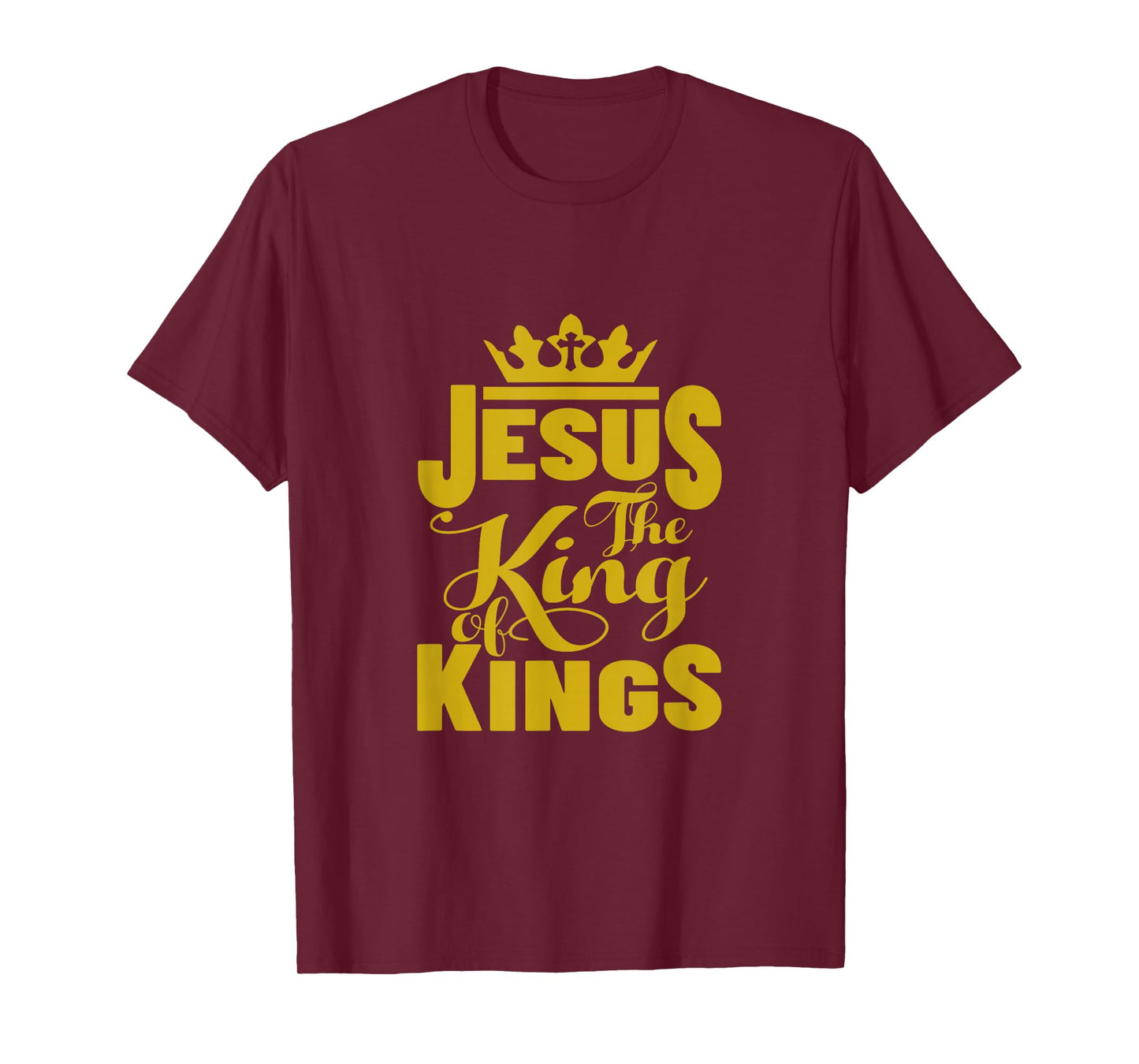 Jesus is My King – Bold Faith and Strength Design T-Shirt