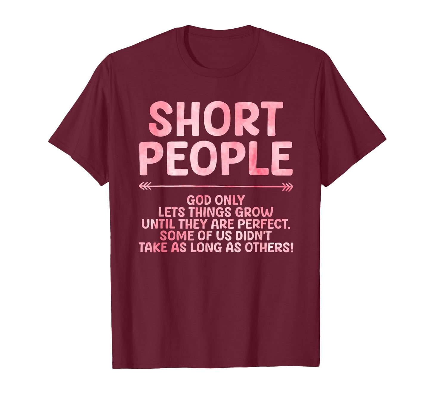 Funny Short People Art for Men Women Short Girl Short People T-Shirt