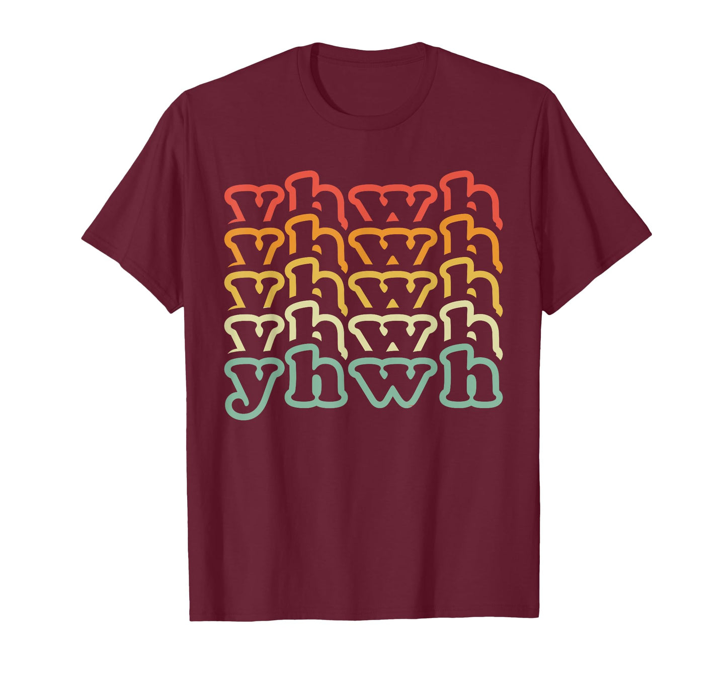 Yahweh Retro Christian Faith Believer Hebrew YHWH Yahweh T-Shirt