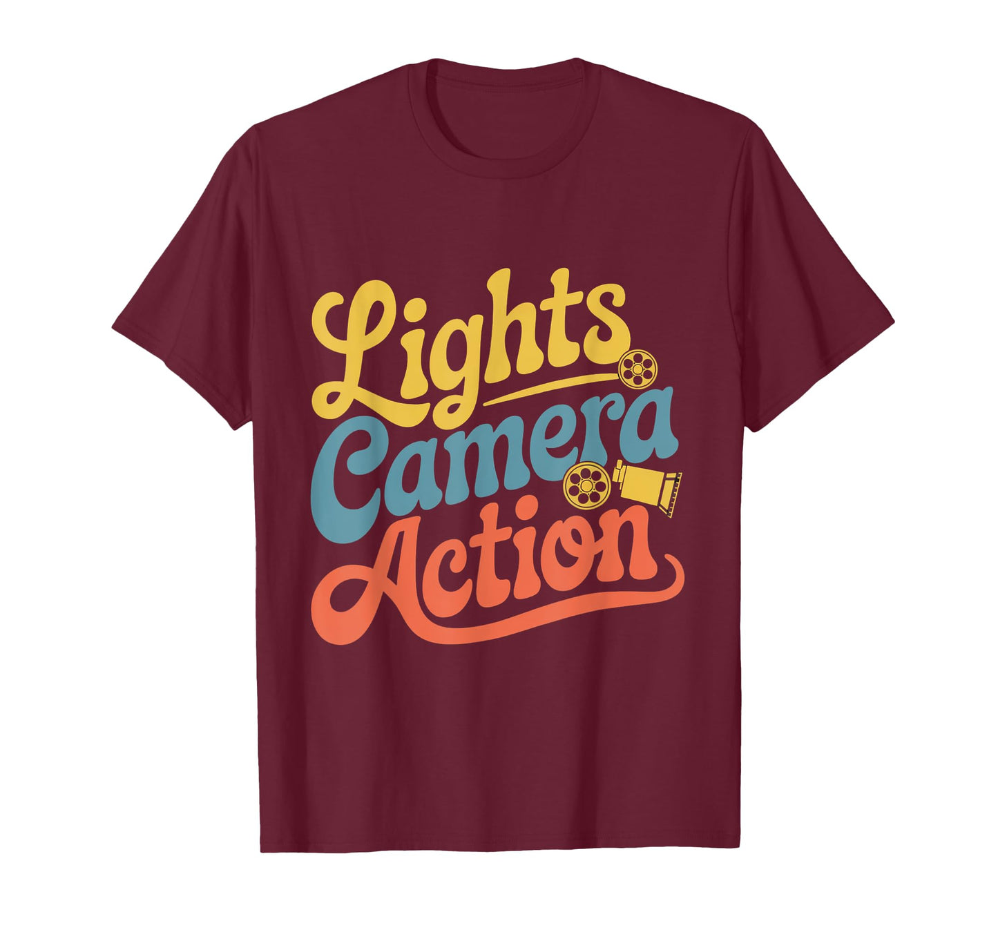 Director Film Crew Lights Camera Action Video Producer Quote T-Shirt