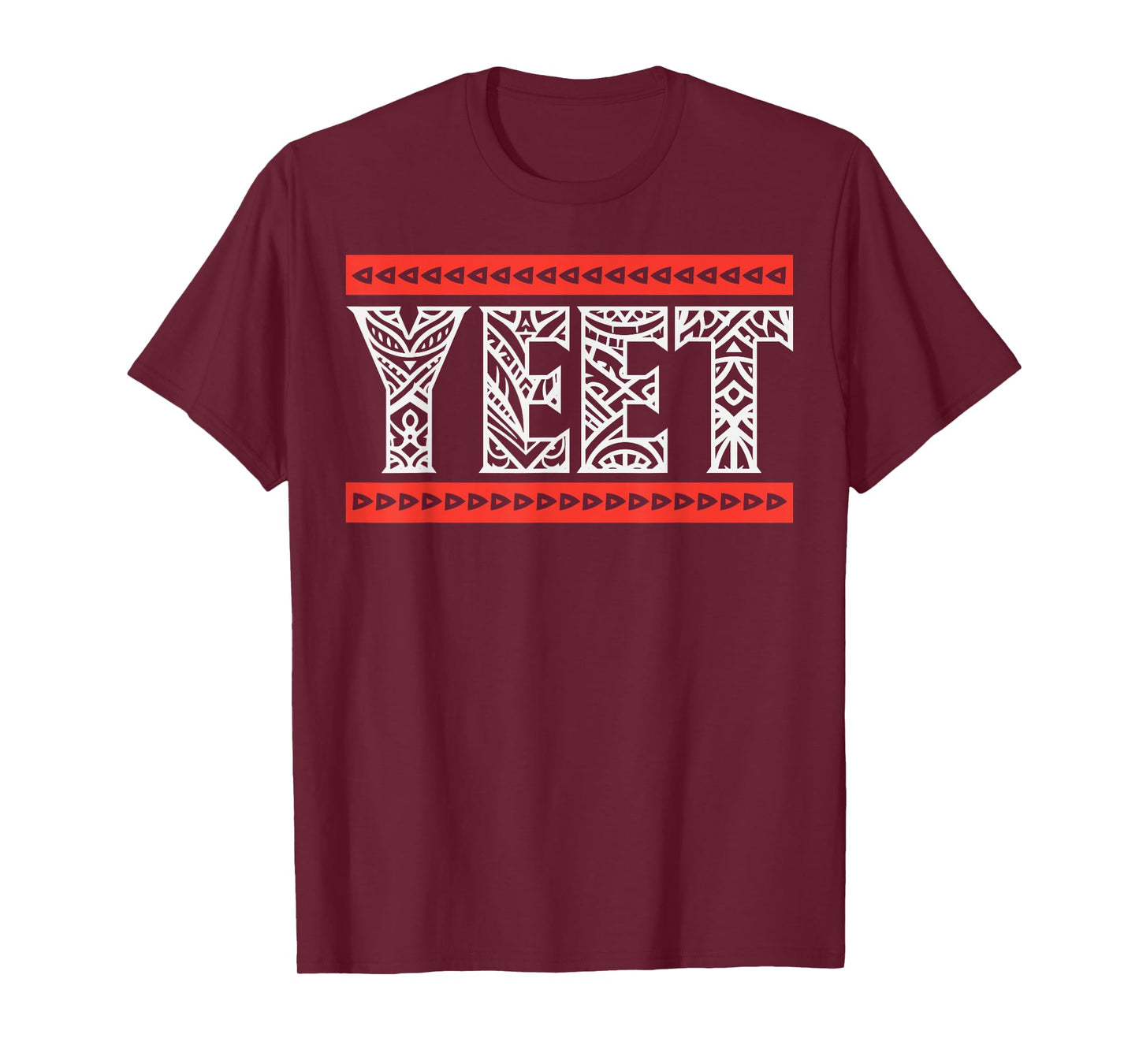 Yeet Tribal Art Funny Saying Meme Slang Men Boys Kids Women T-Shirt