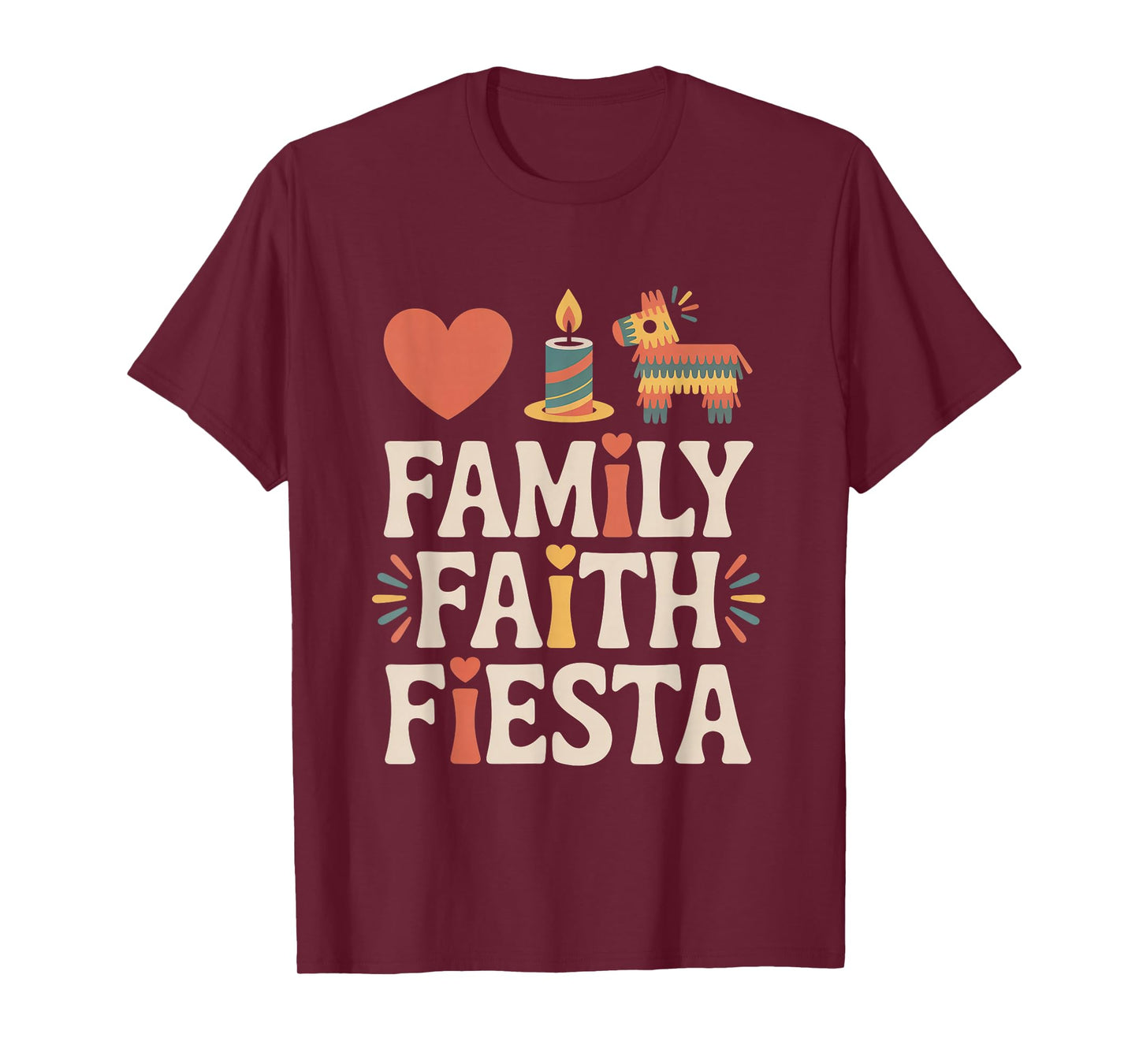 Family Faith Fiesta Hispanic Heritage Month T-Shirt
