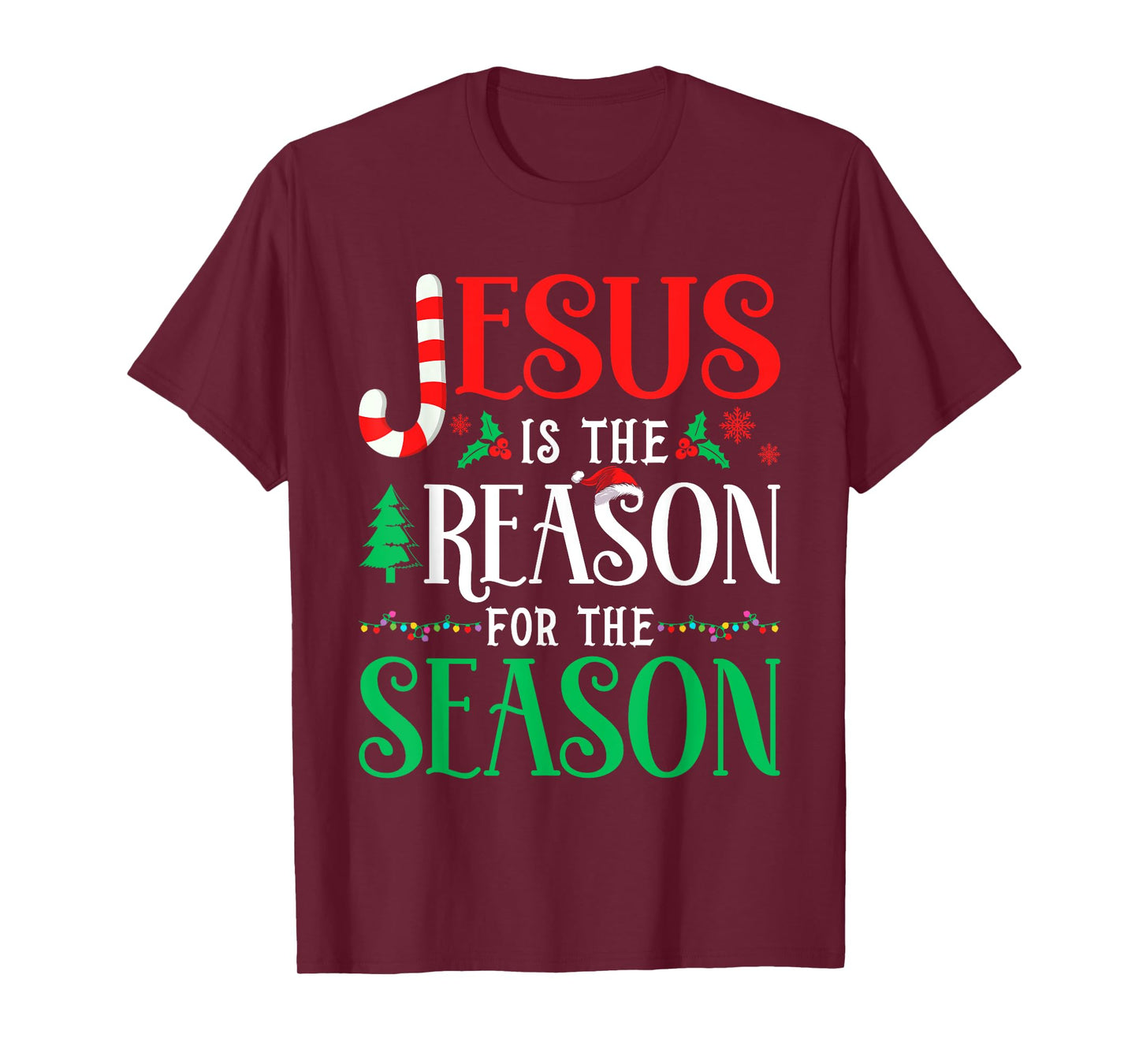 Jesus is the Reason for the Season Christmas 2025 Xmas T-Shirt