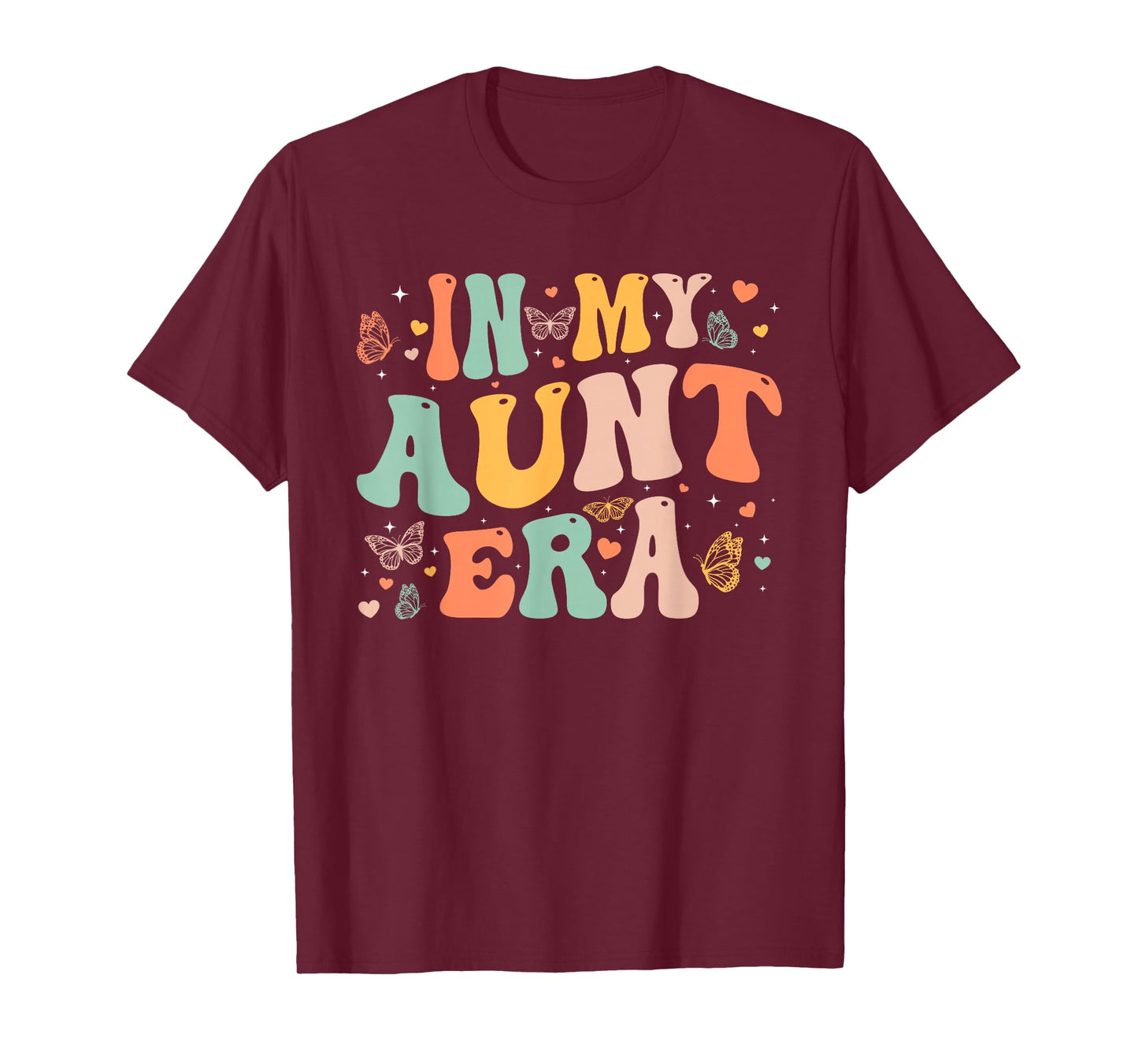 Retro Groovy In My Aunt Era Mother's Day Gifts Women T-Shirt