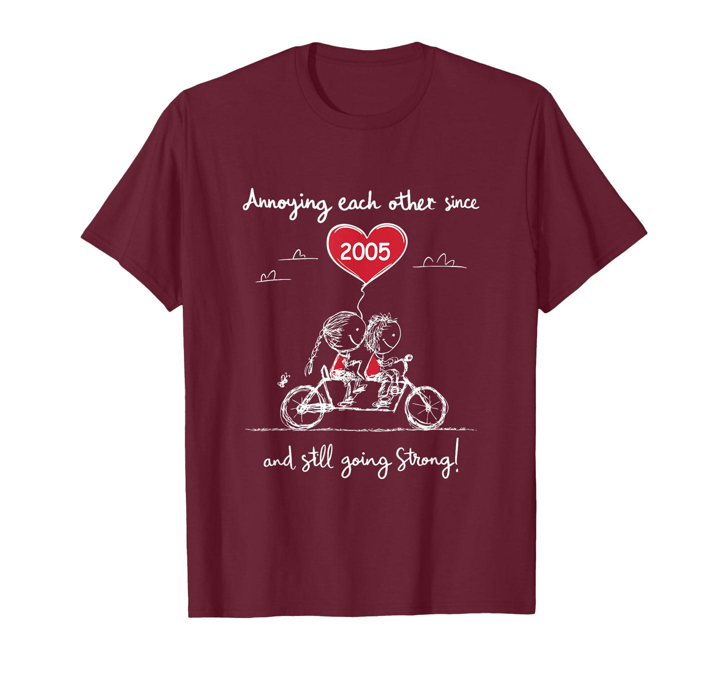 Annoying Each Other Since 2005 Couple Wedding Anniversary T-Shirt