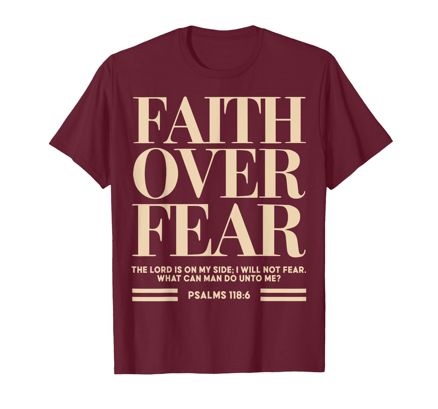 Faith Over Fear Christian Jesus Toddler God Son Sister Boys T-Shirt
