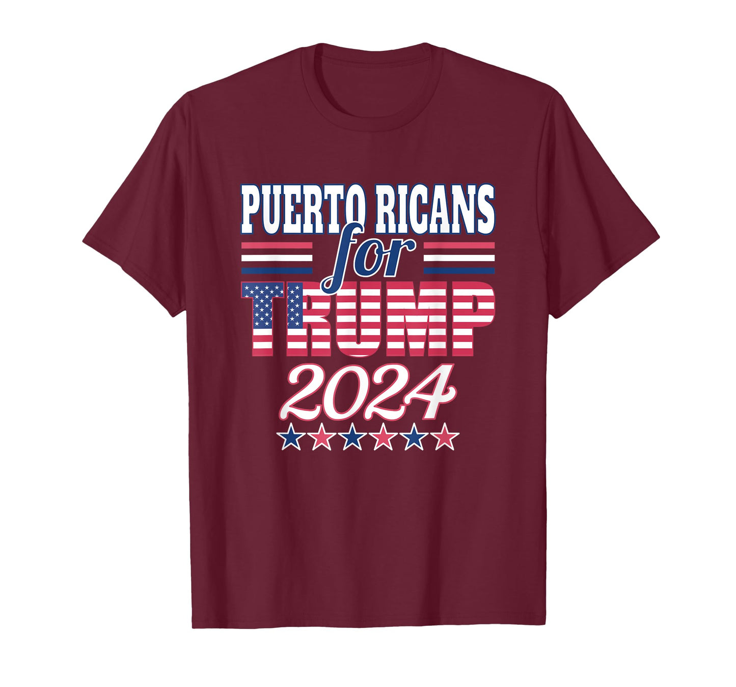 Puerto Ricans For Trump Pro Trump Supporter 2024 Election T-Shirt