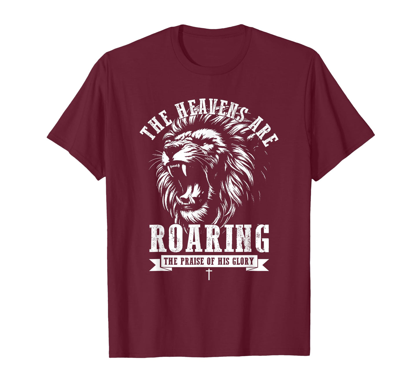 The Heavens Are Roaring, Retro Christian Bible Verse T-Shirt