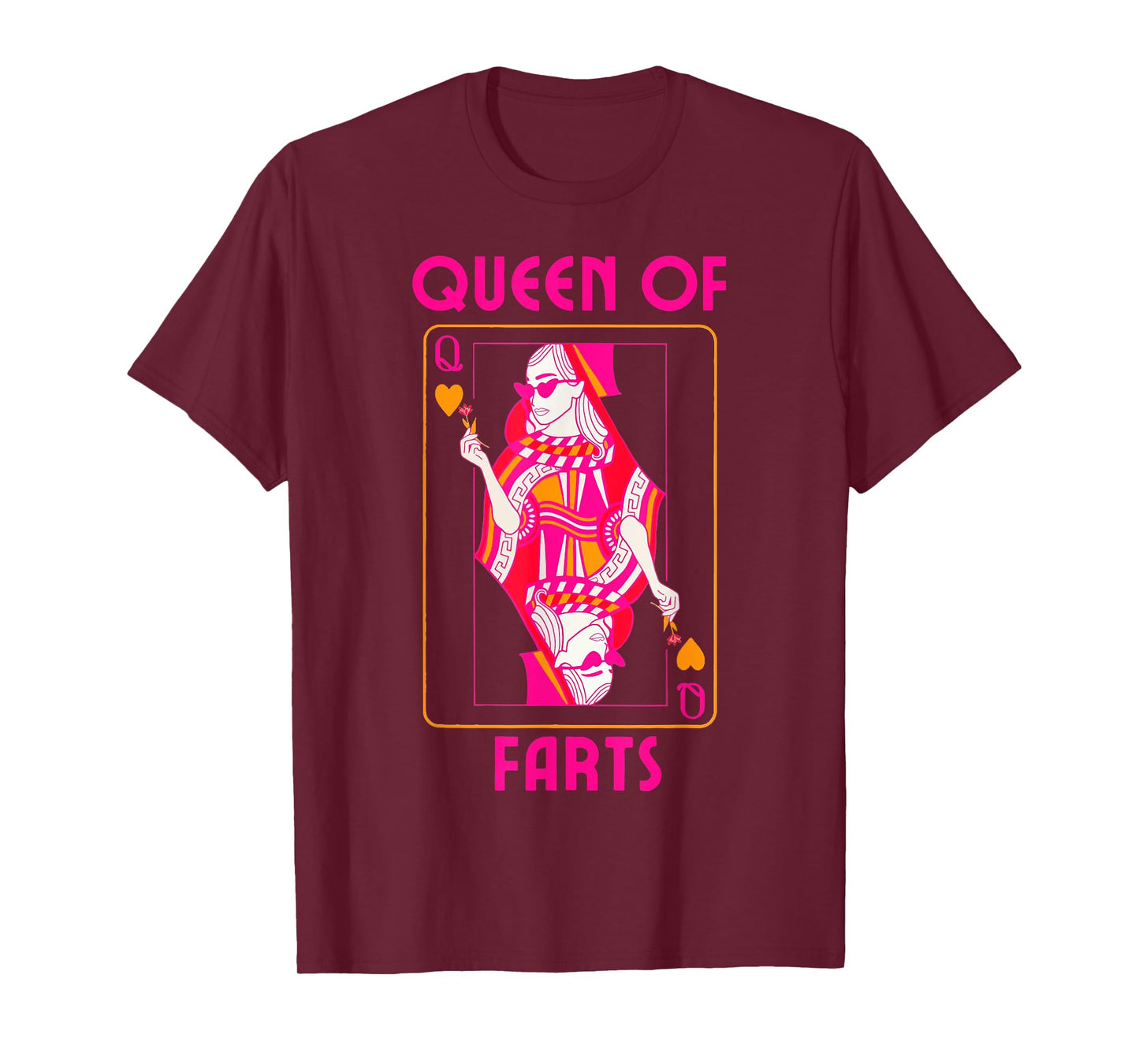 Queen of Farts Embarrassing Joke Adult Humor Men Women T-Shirt
