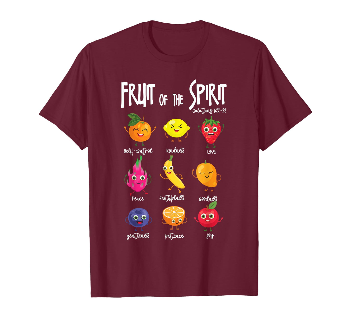 Fruit Of The Spirit Christian Faith Jesus God Lover T-Shirt