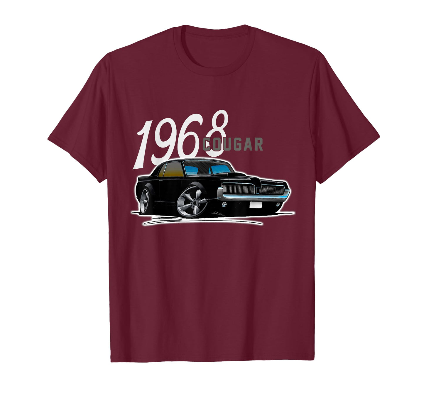 1968 68 Mercury classic Cougar Vinatge cars T-Shirt