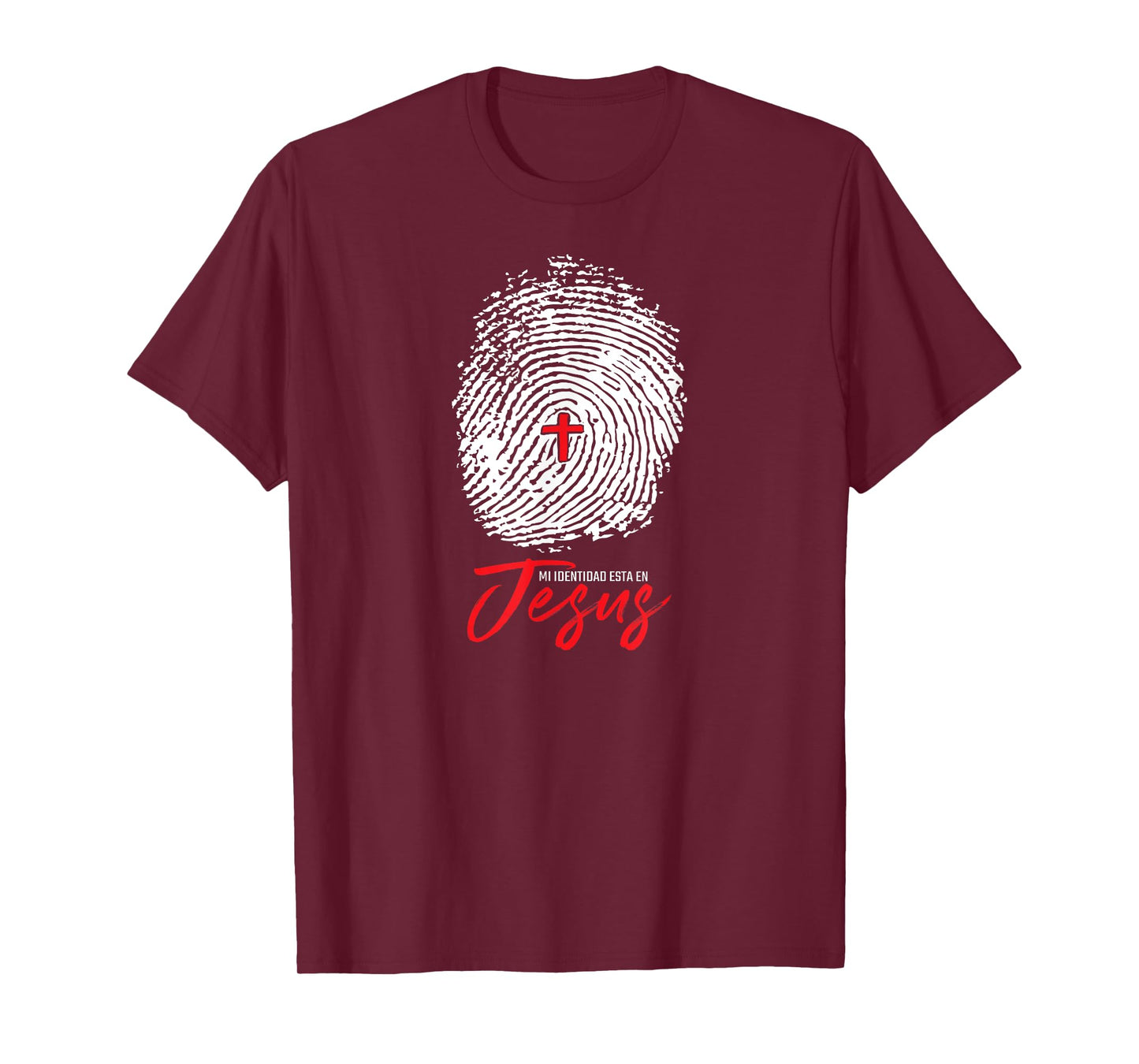 Mi Identidad en Jesus Tshirt Faith Inspirational Tees T-Shirt