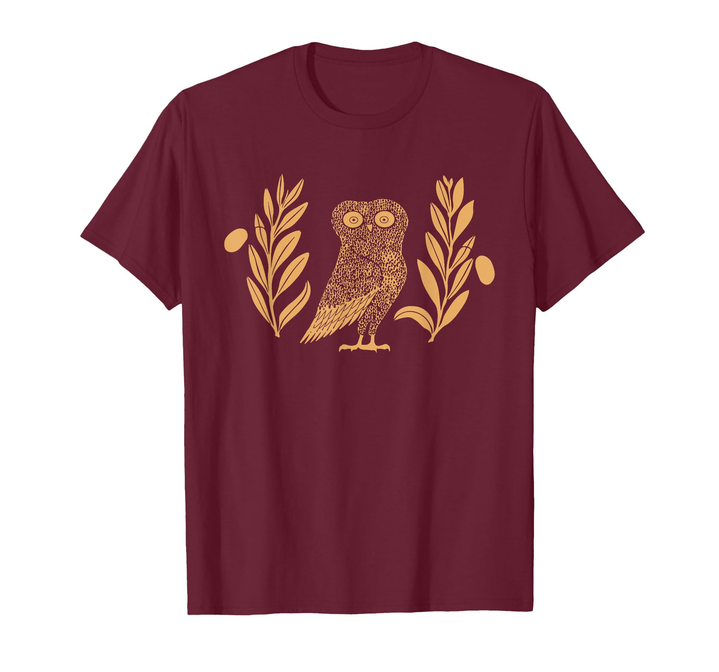 Owl of Athena Greek Mythology Ancient Goddess Athena T-Shirt