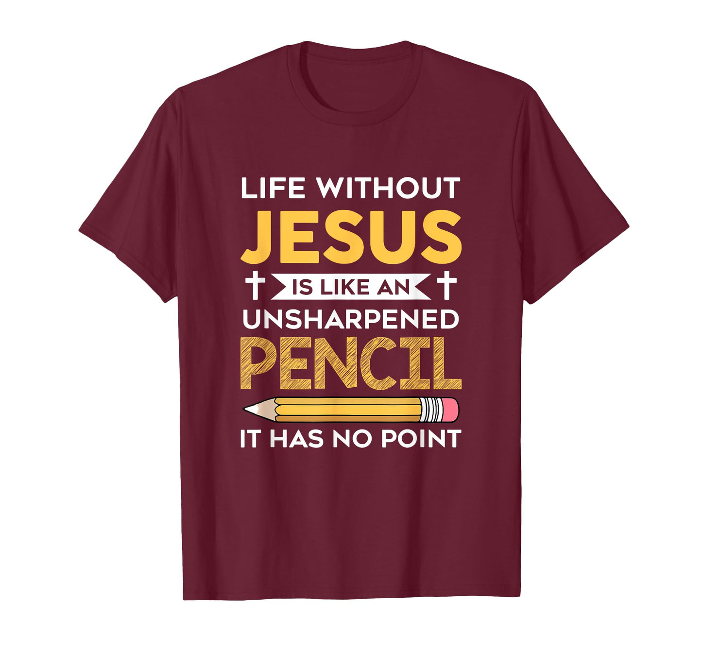 Life Without Jesus Funny Christian Religious Faith T-Shirt