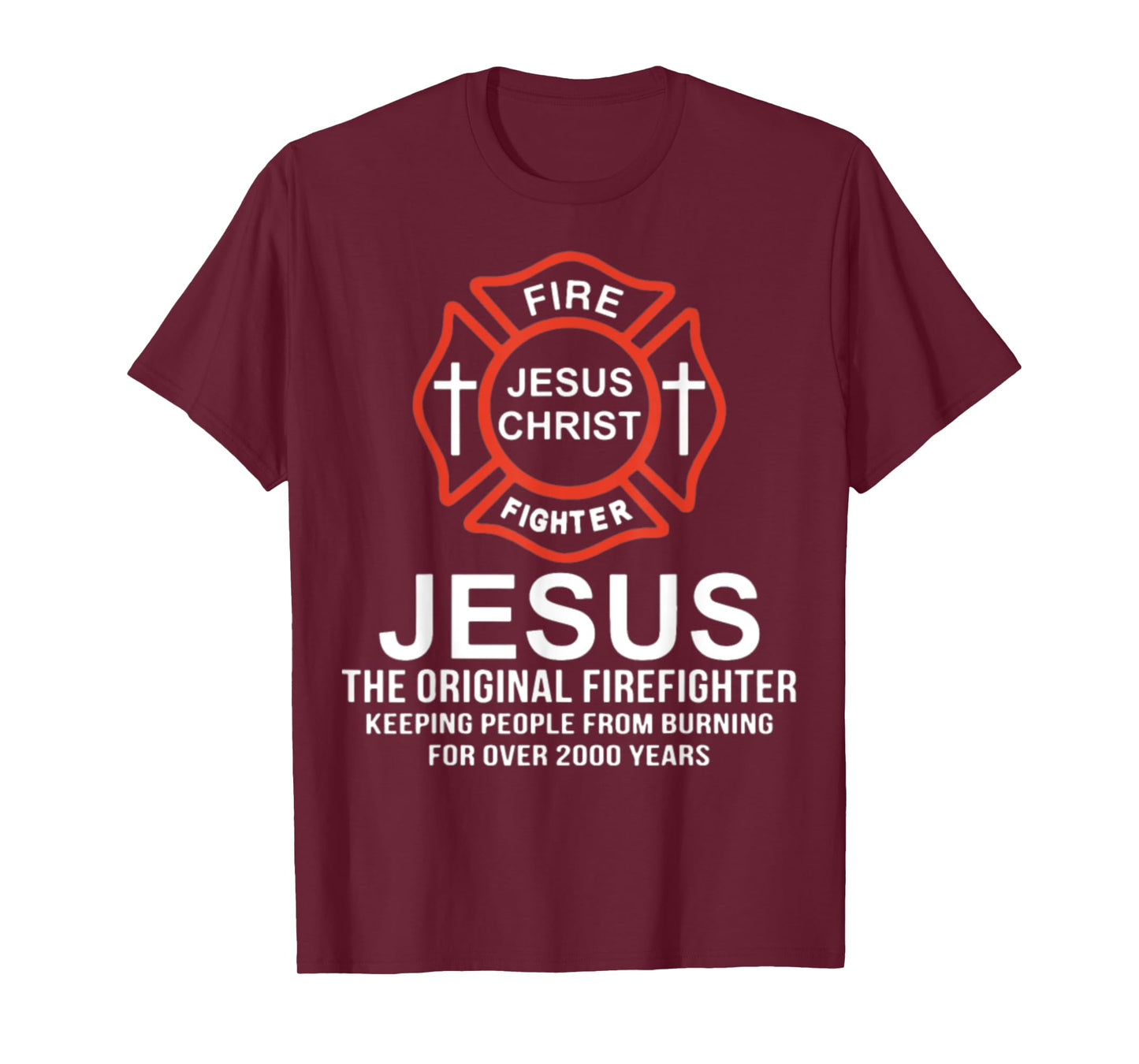 Fire Jesus Christ Fighter Jesus The Original Firef T-Shirt