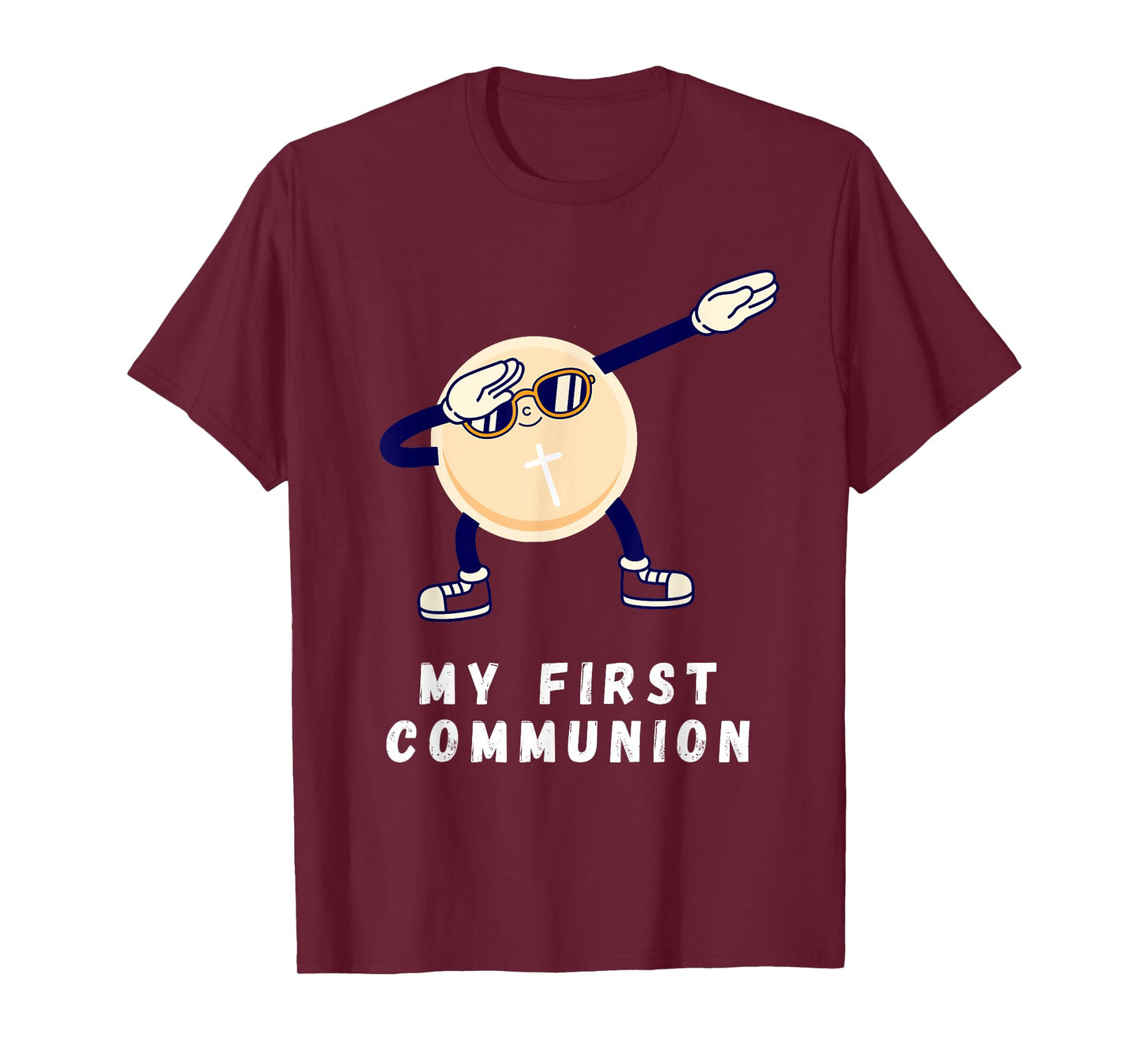 My 1st First Communion Cool Dabbing Wafer Boys Girls Funny T-Shirt
