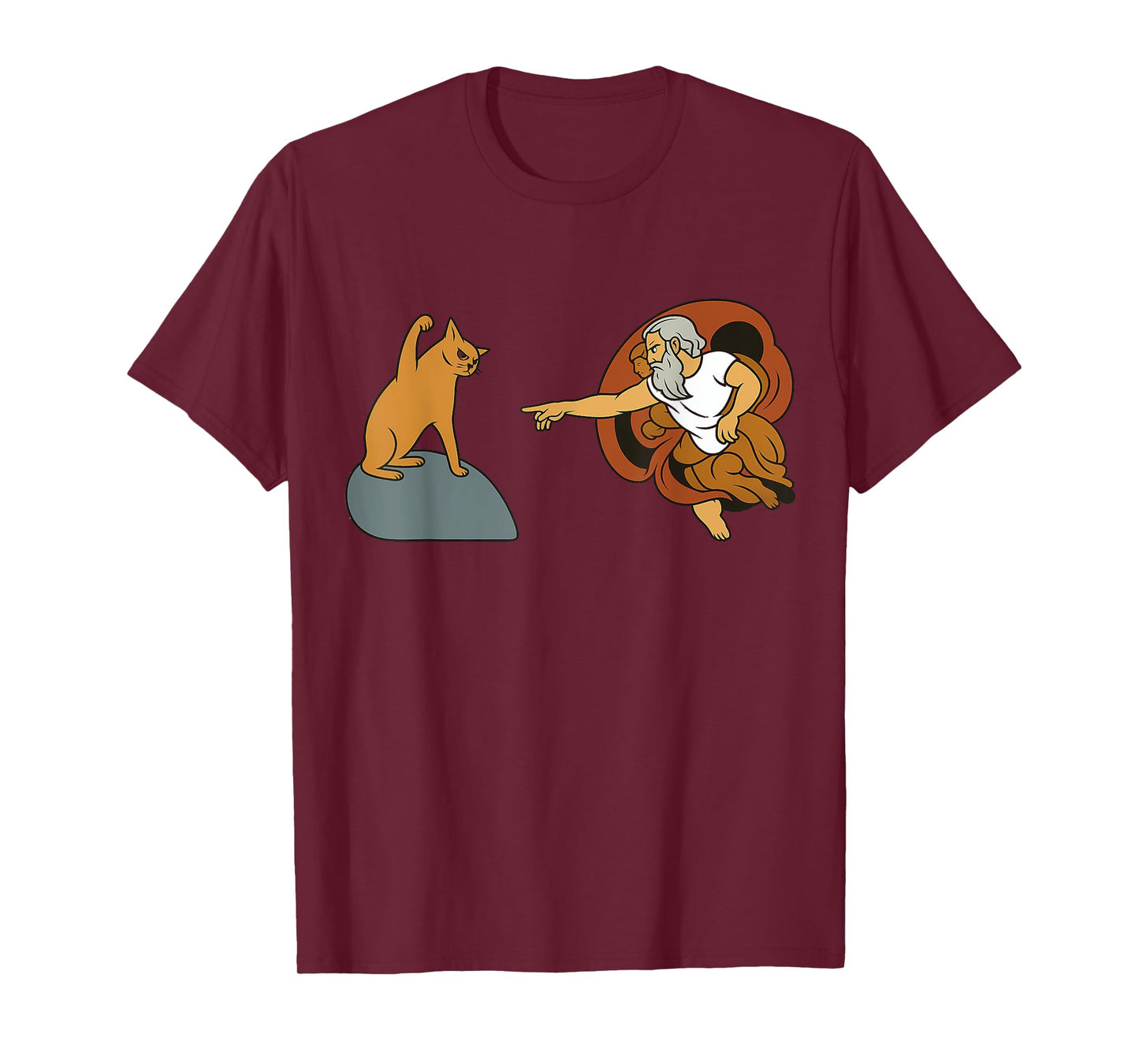 Funny Cat Lovers Creation Parody T-Shirt