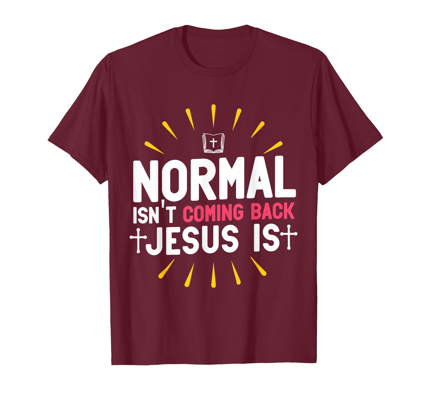Normal Isn't Coming Back Jesus Is Christian Believer T-Shirt
