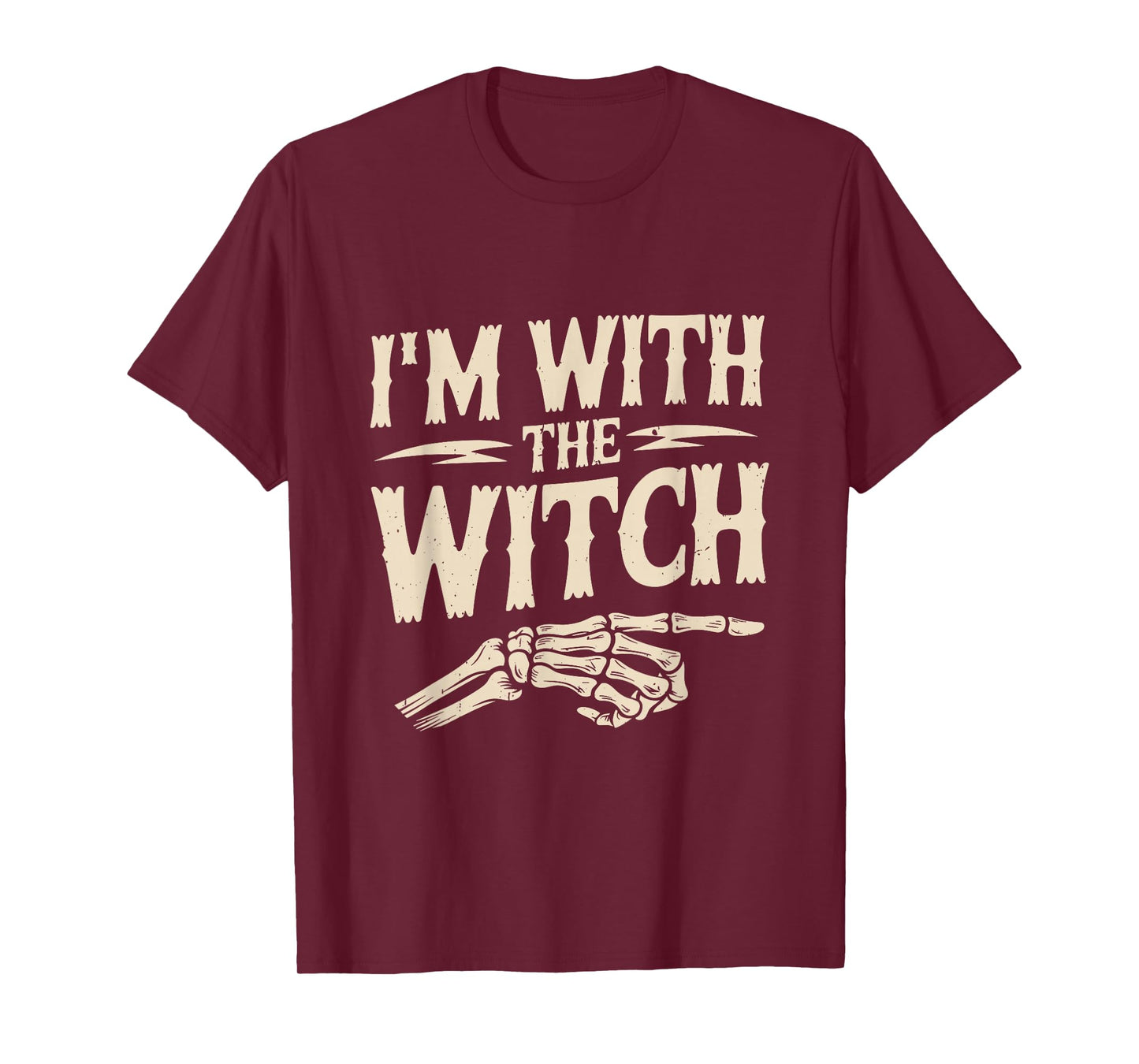I'm with The Witch Funny Halloween Costume T-Shirt