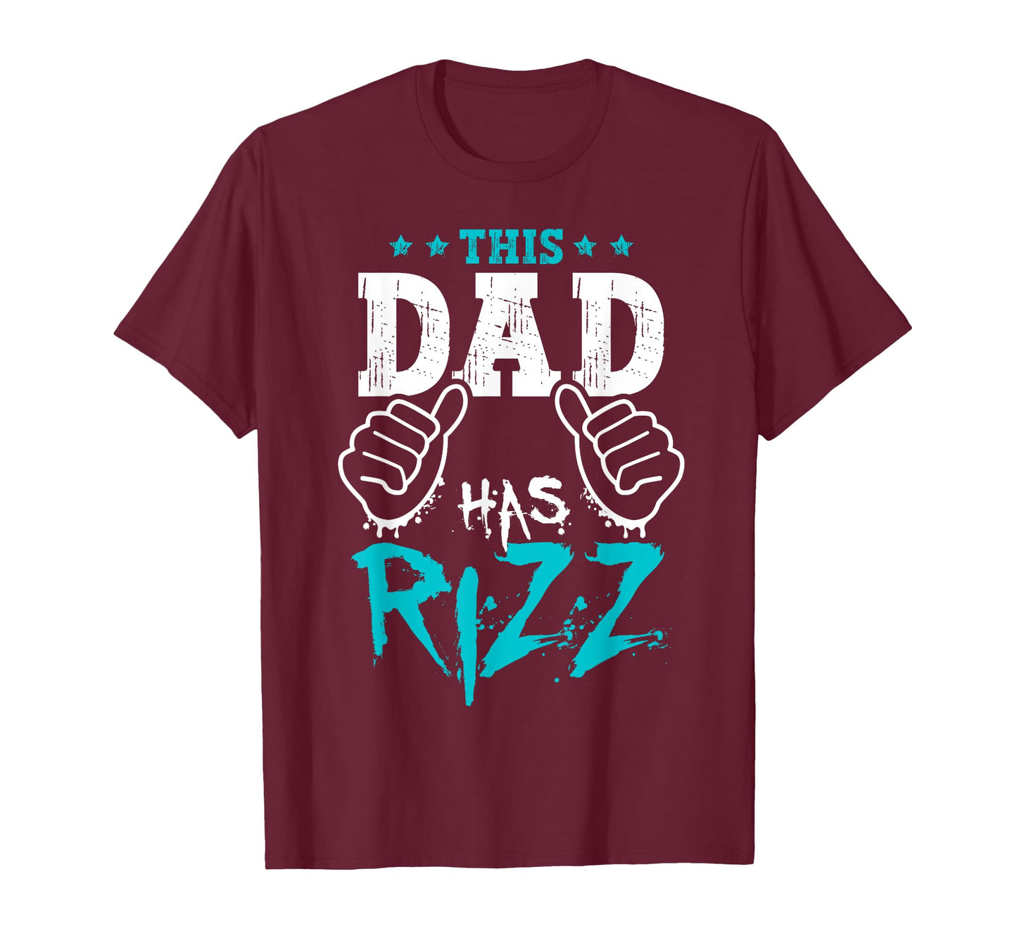 This Dad Has Rizz Meme Funny Rizzler Daddy Fathers Day T-Shirt
