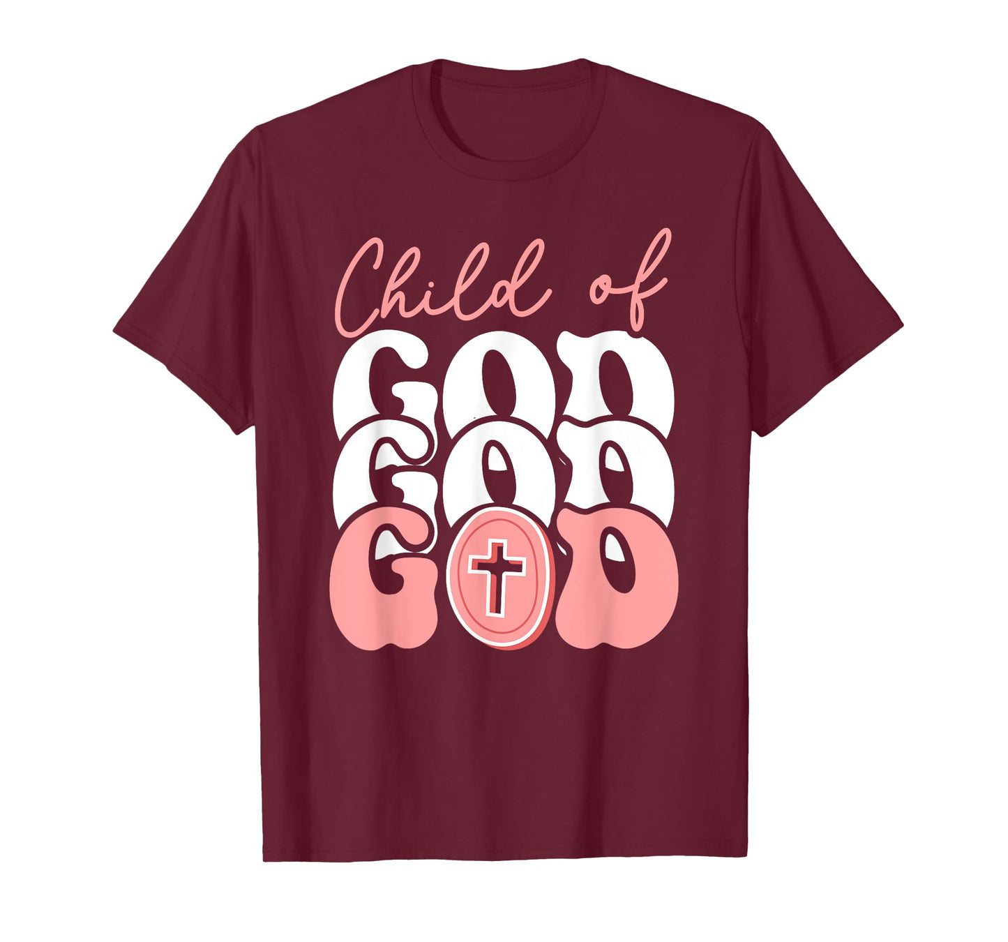 A Child of God The Way The Truth The Life Jesus Cross Lion T-Shirt