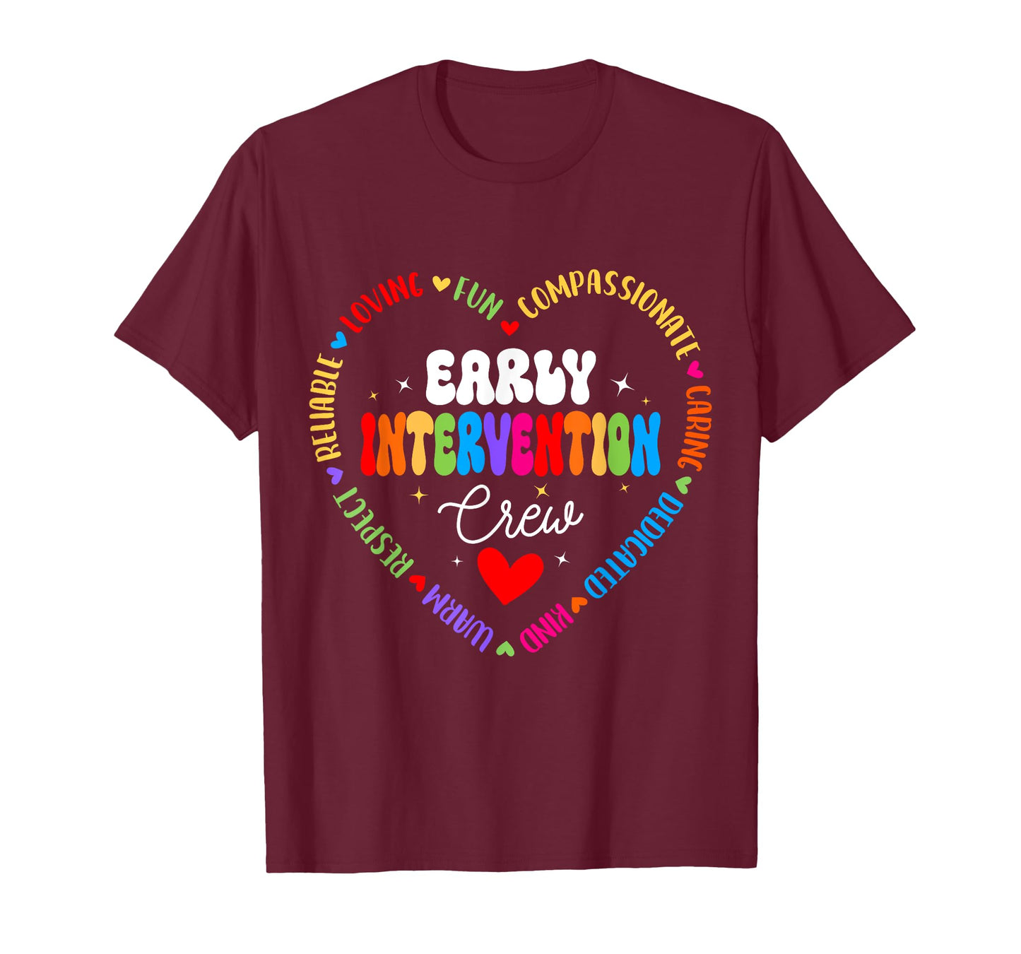 Intervention Teacher Team Early Intervention Crew T-Shirt