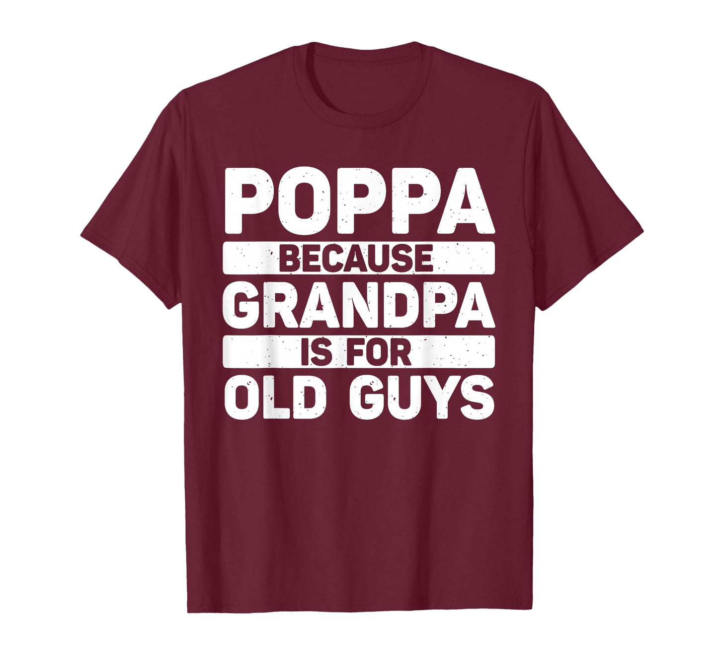 Poppa Design For Grandpa From Grandkids Father's Day Poppa T-Shirt