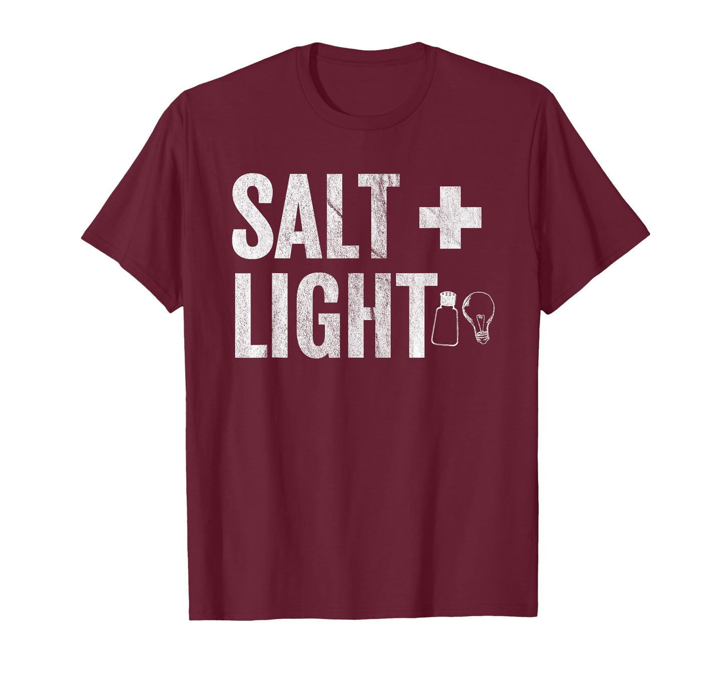 Salt & Light T-Shirt Matt 5:13-16 Bible Verse Christian Tee T-Shirt