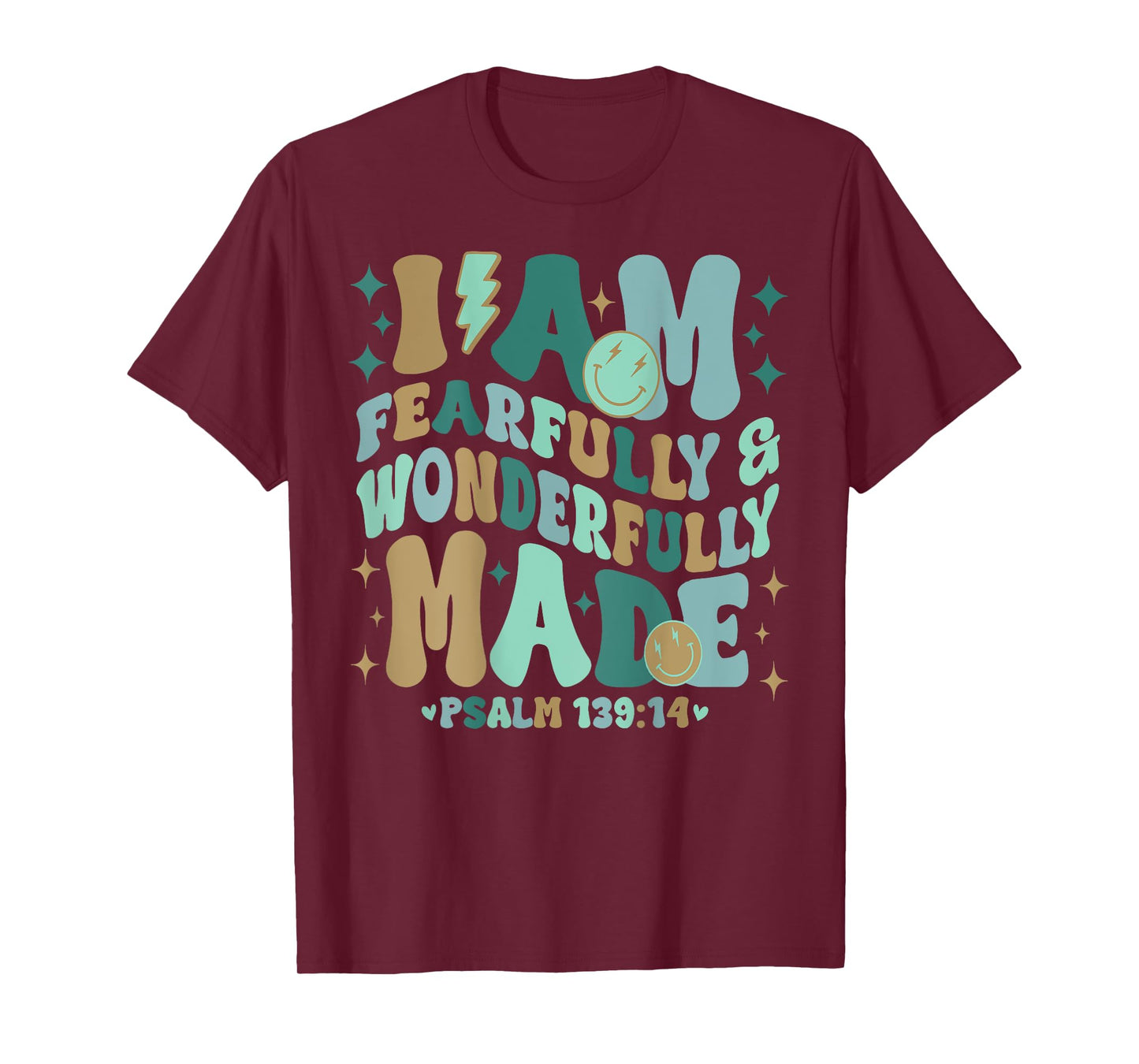 I am Fearfully & Wonderfully Made Retro T-Shirt