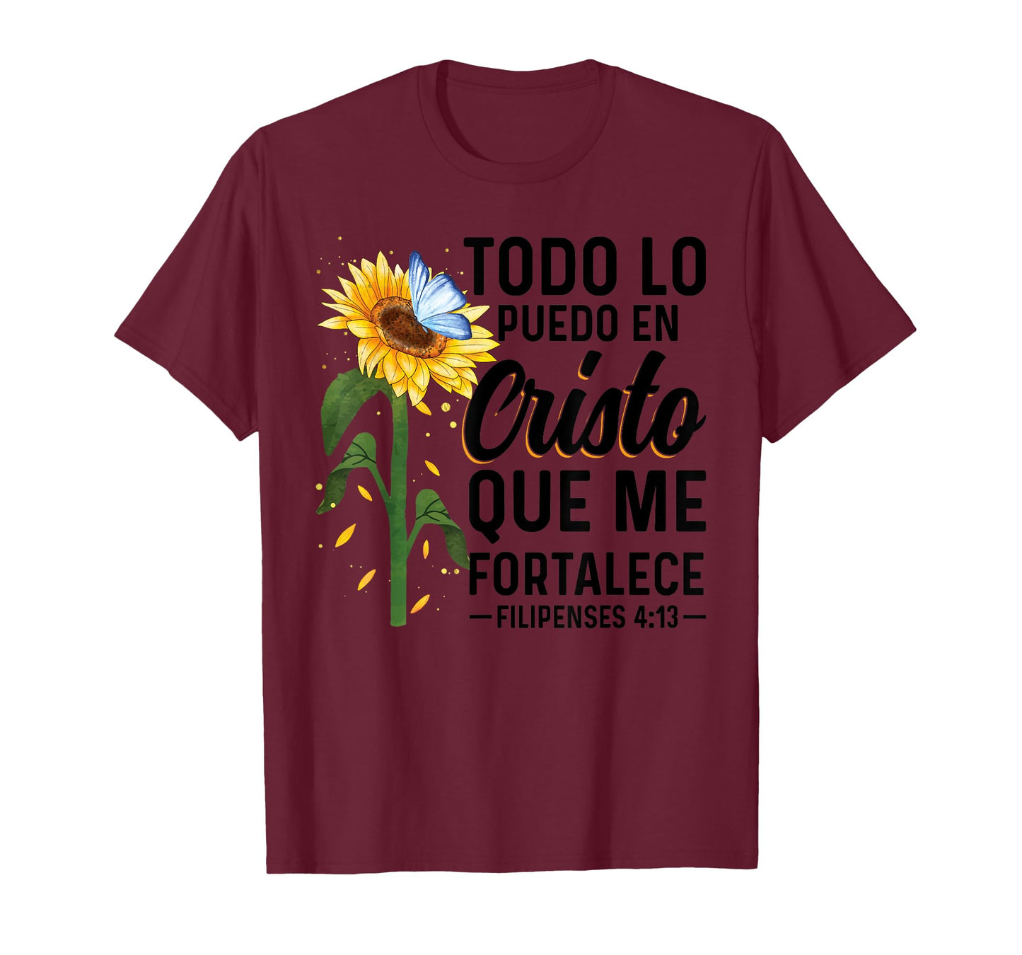 Camisetas Cristianas En Espanol Frase Biblia Filipenses 14 3 T-Shirt