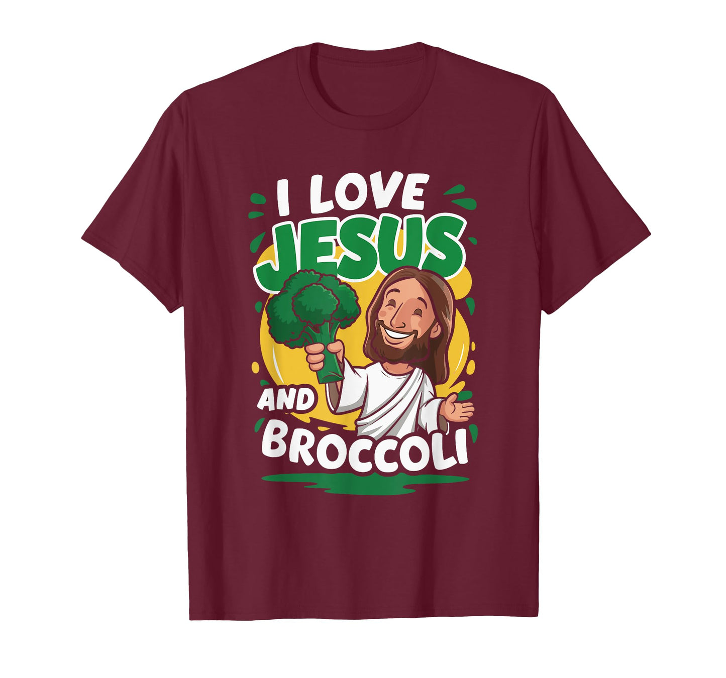 I Love Jesus And Broccoli T-Shirt