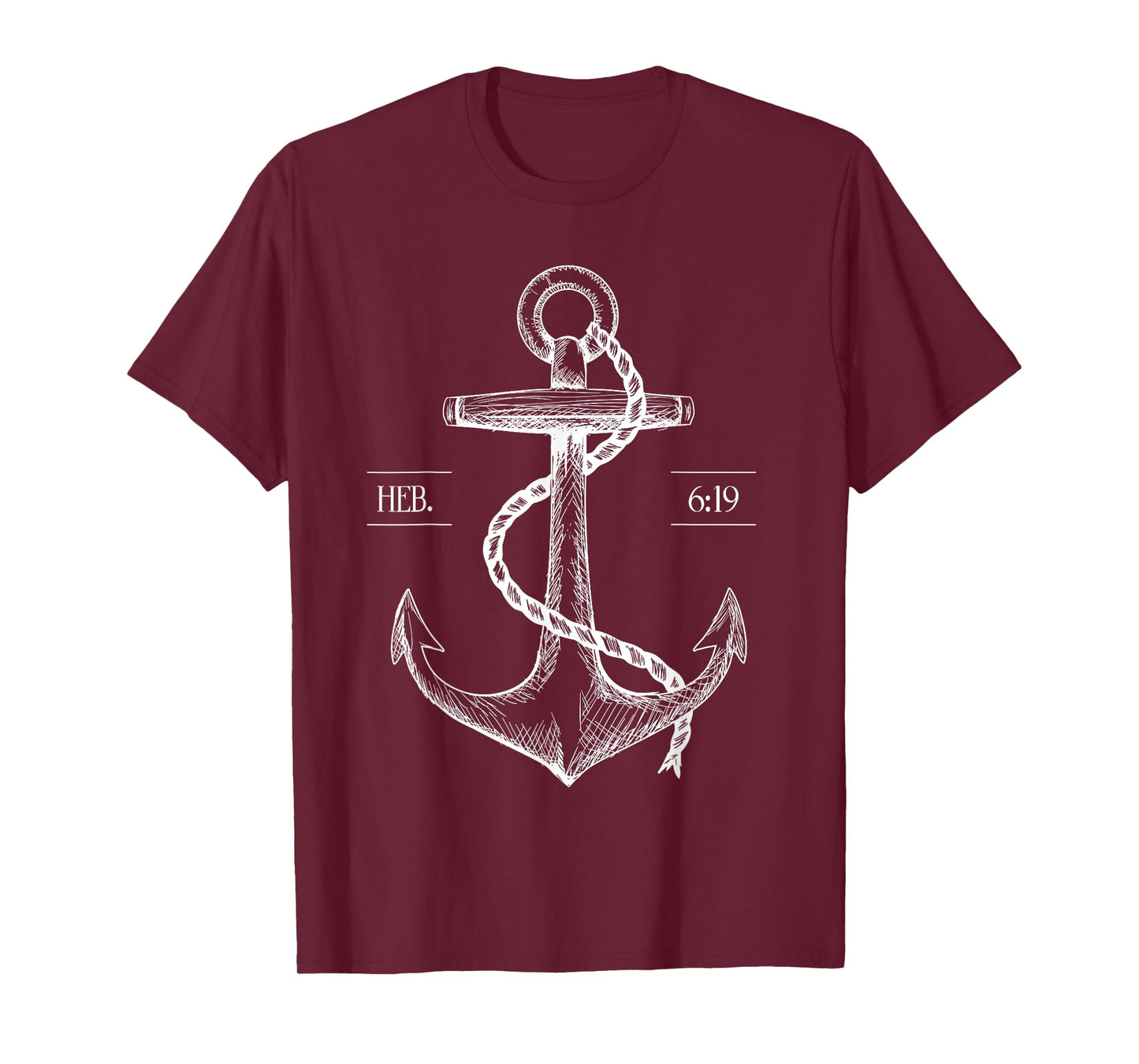 Jesus Is the Anchor of My Soul Hope Faith Anchored T Shirt T-Shirt