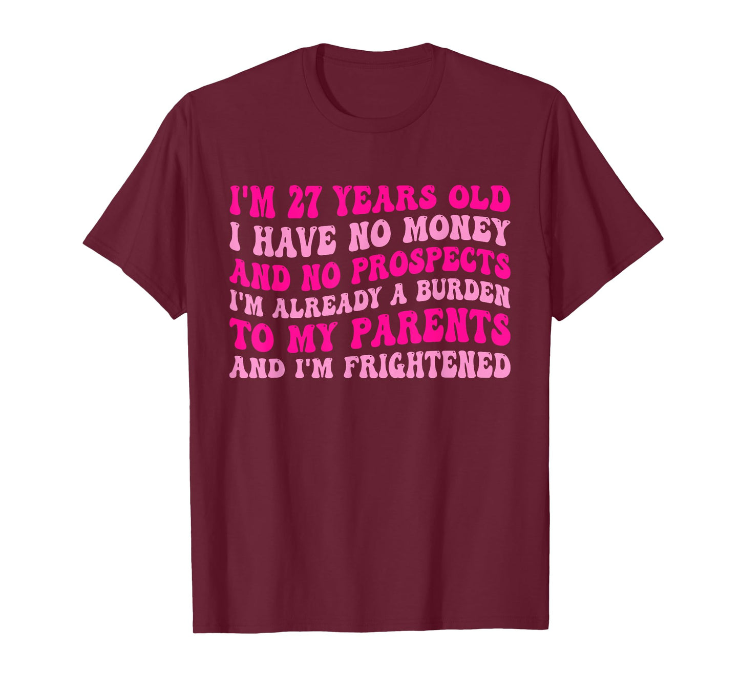 I'm 27 Years Old I Have No Money And No Prospects T-Shirt