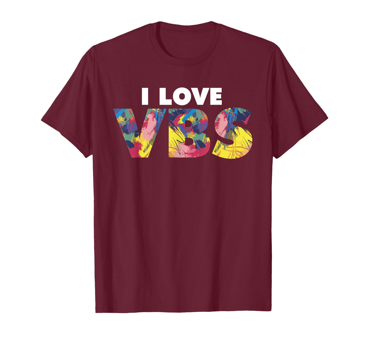 I Love VBS Vacation Bible School Crew Church Summer Camp T-Shirt