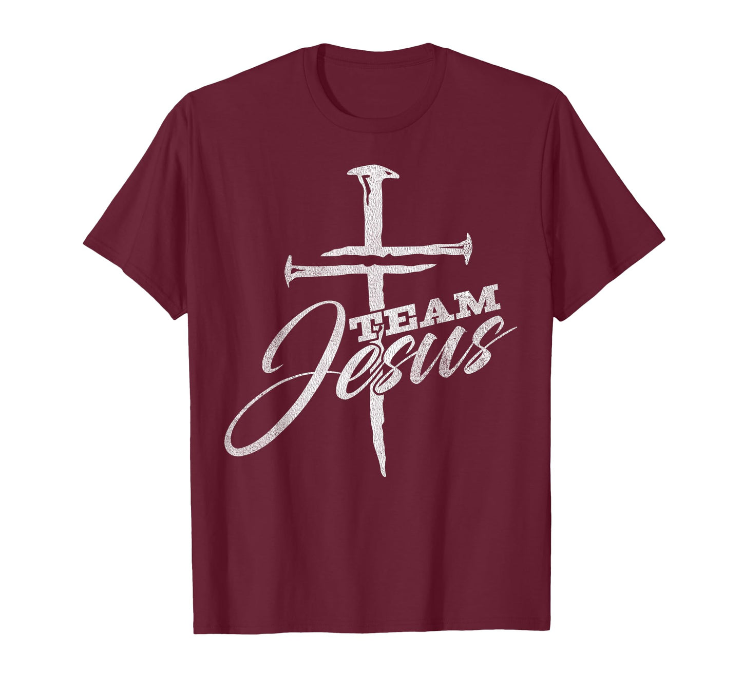 Vintage Cross Team Jesus Christian Tee T-Shirt