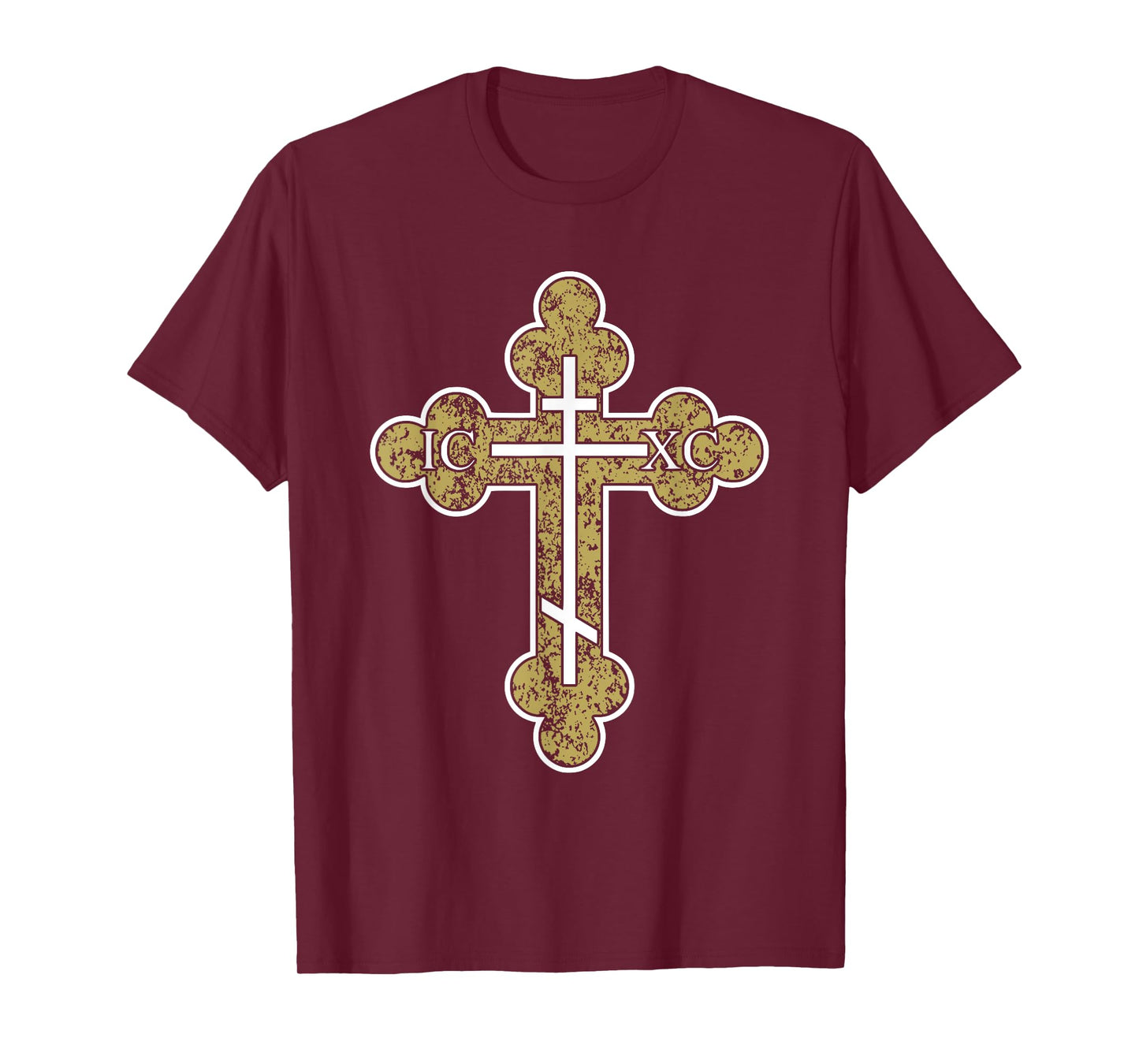 IC XC NIKA Cross Christogram Orthodox Eastern Christian T-Shirt