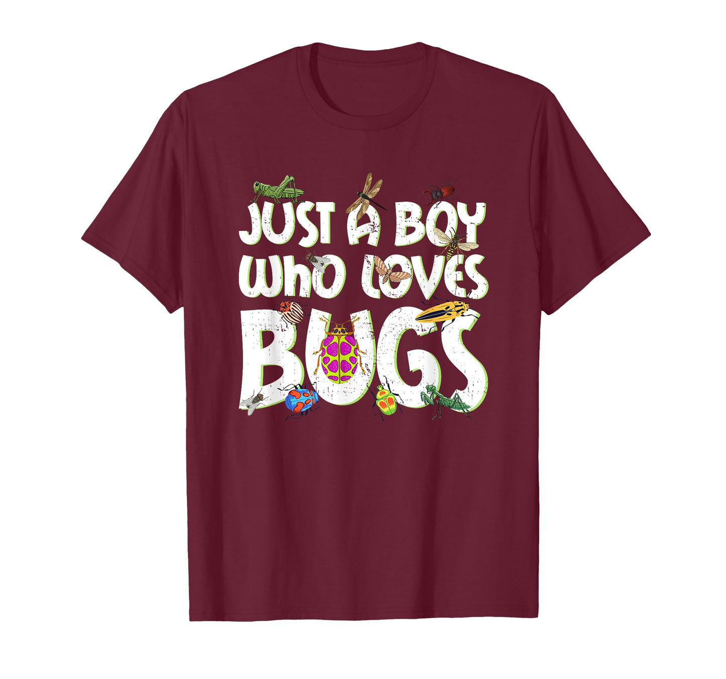 Just A Boy Who Loves Bugs Funny Kids Boys T-Shirt
