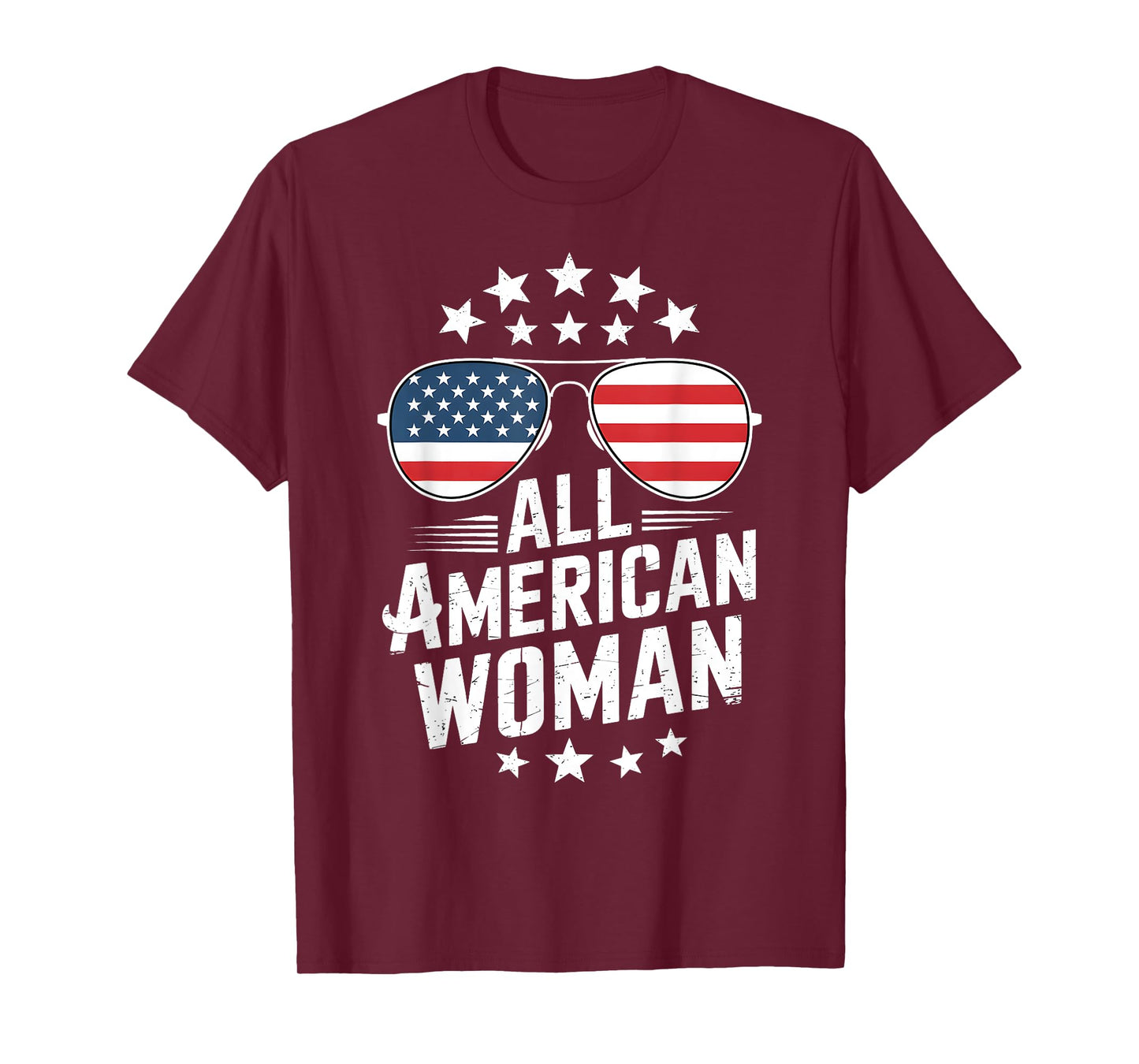 All American Woman 4th of July Women Fourth of July Women T-Shirt