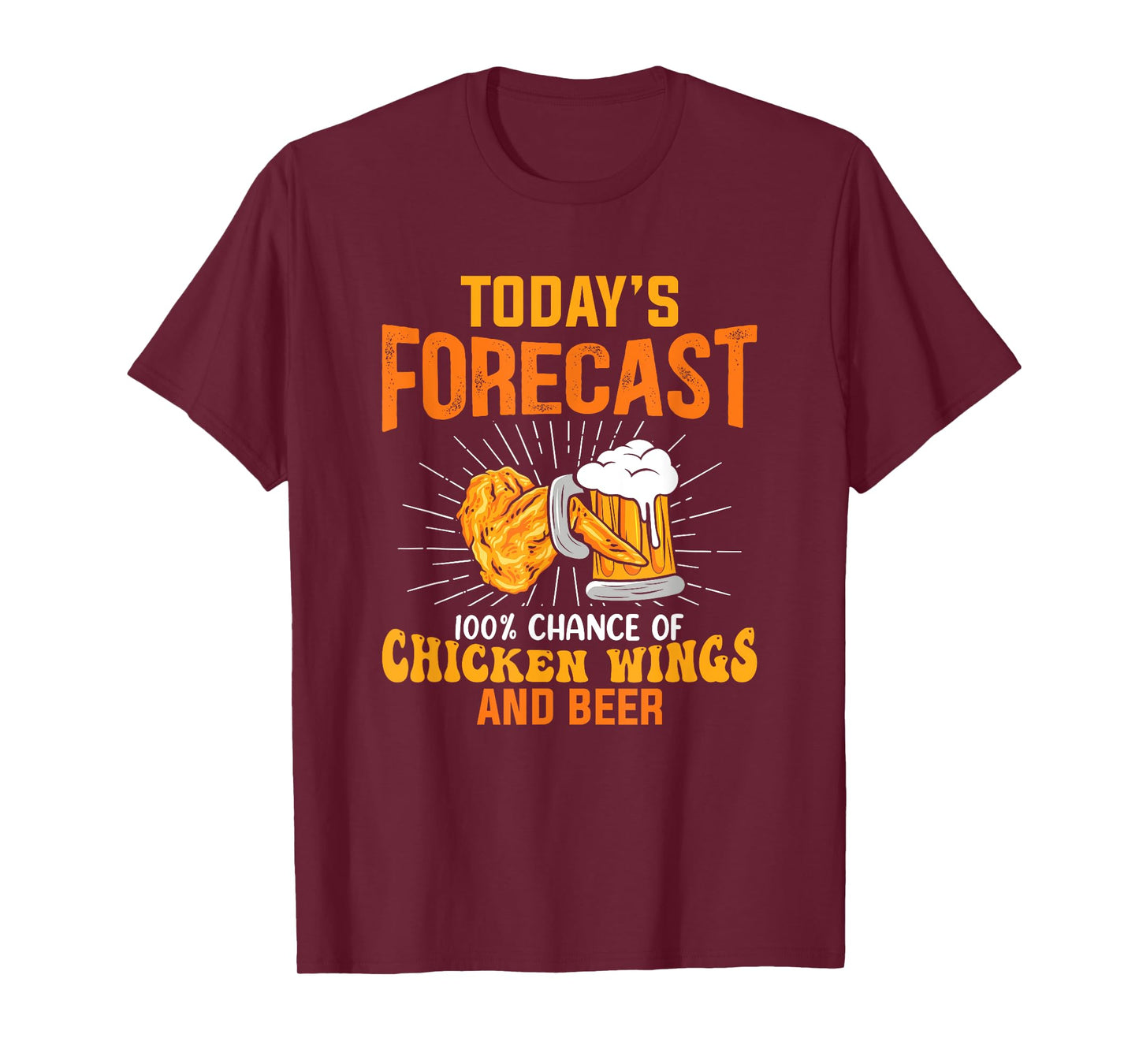 Chicken Wings Quote Fast Food Funny Fried Chicken Wings T-Shirt