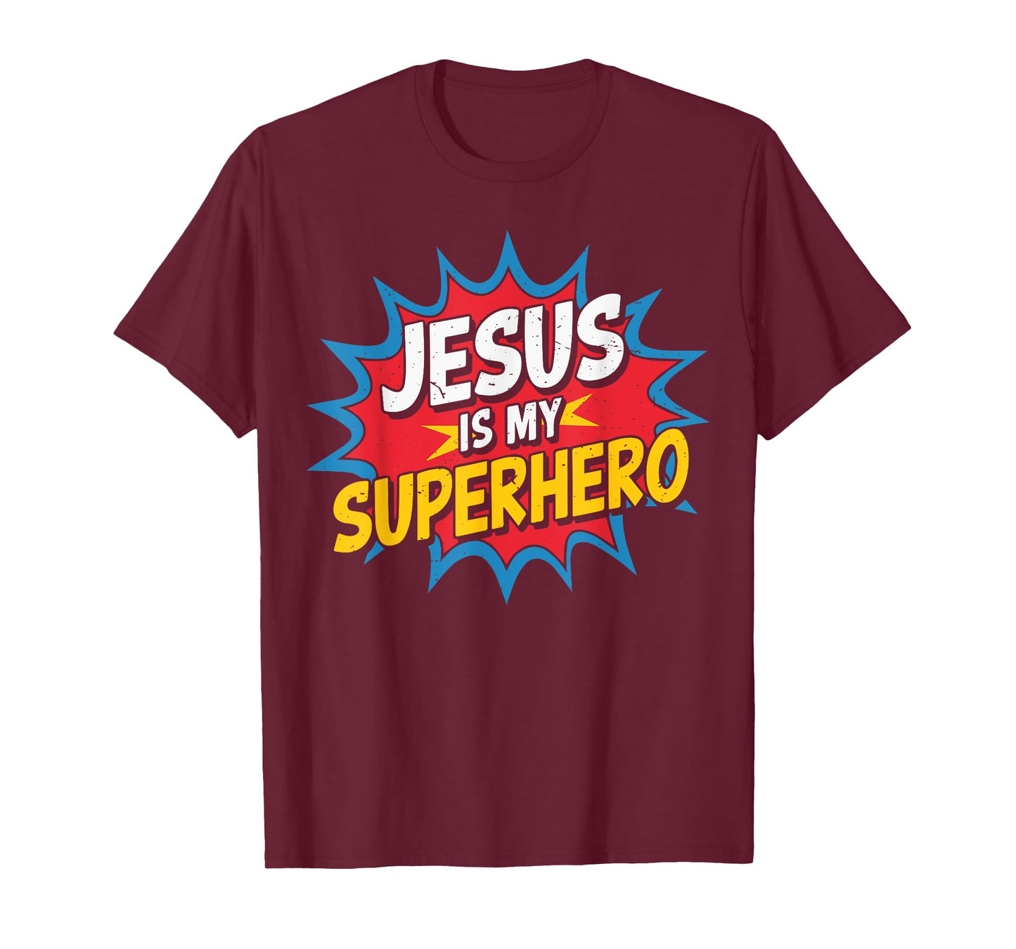 Toddler Jesus is My Superhero Christian God Son Brother Kids T-Shirt