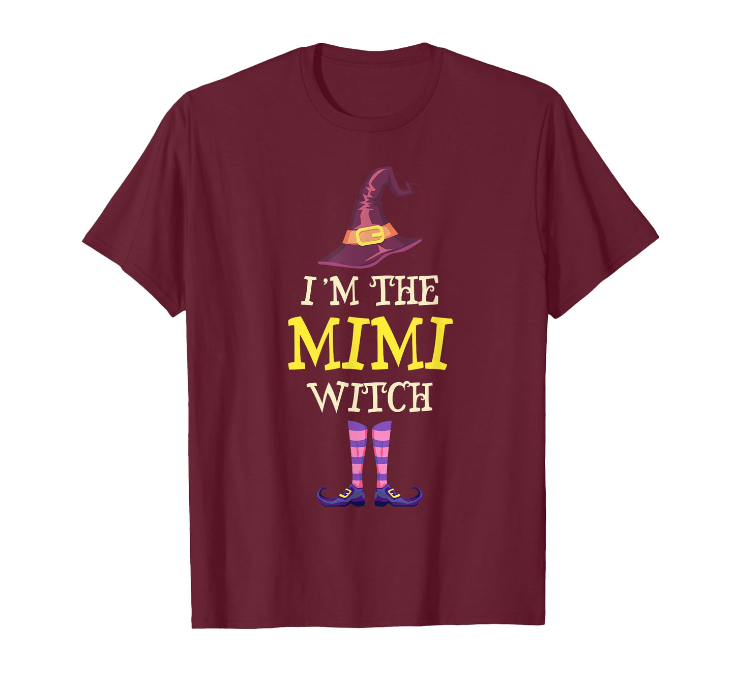 I'm The Mimi Witch Costume Halloween Funny Witchy T-Shirt