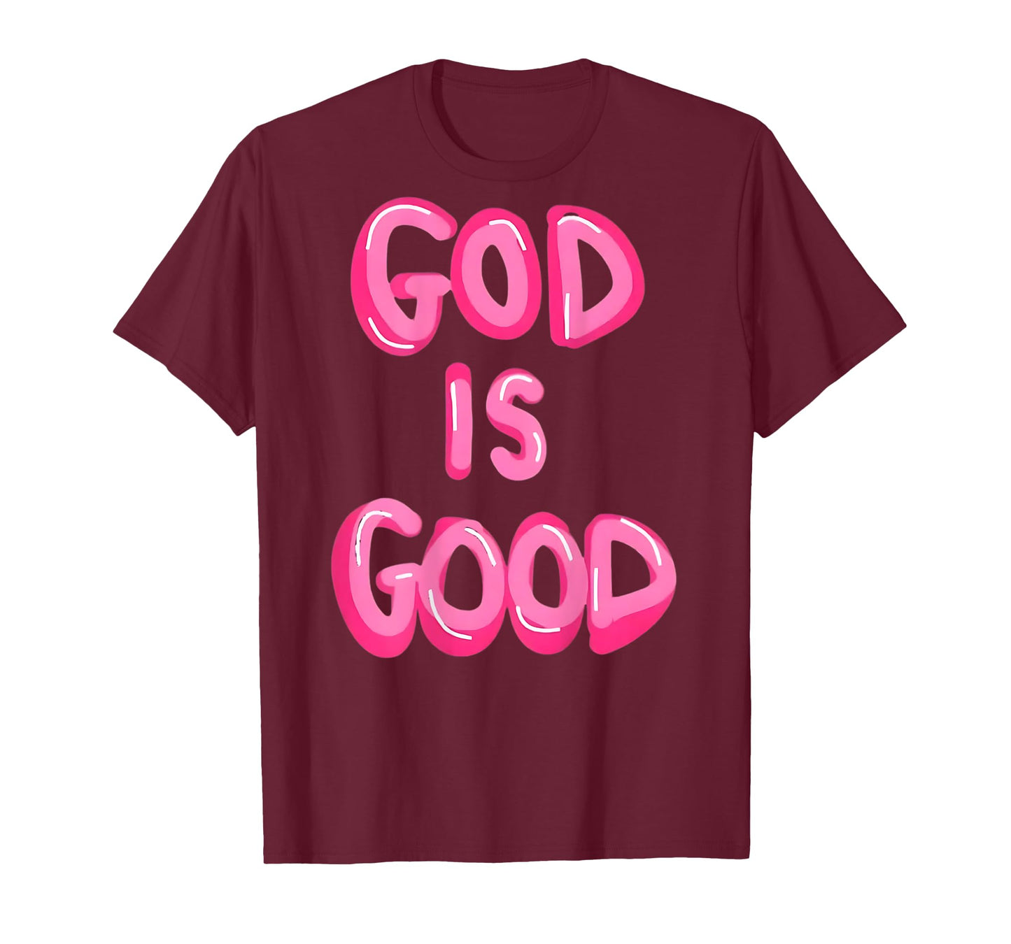 Faithful and Blessed Christian Apparel & Gifts God is Good Inspiring Faith Christian Design Unisex Adult T-Shirt