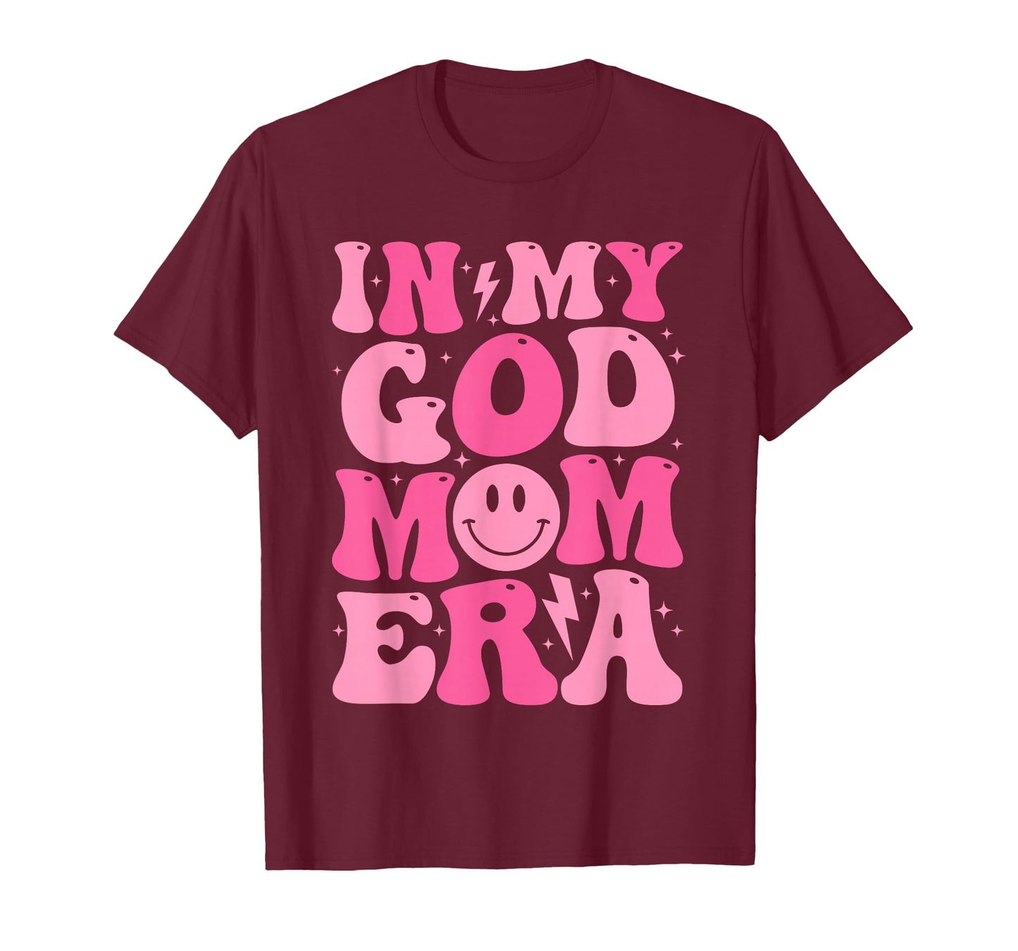 In My God Mom Era Jesuss Christian Religious Mother's Day T-Shirt