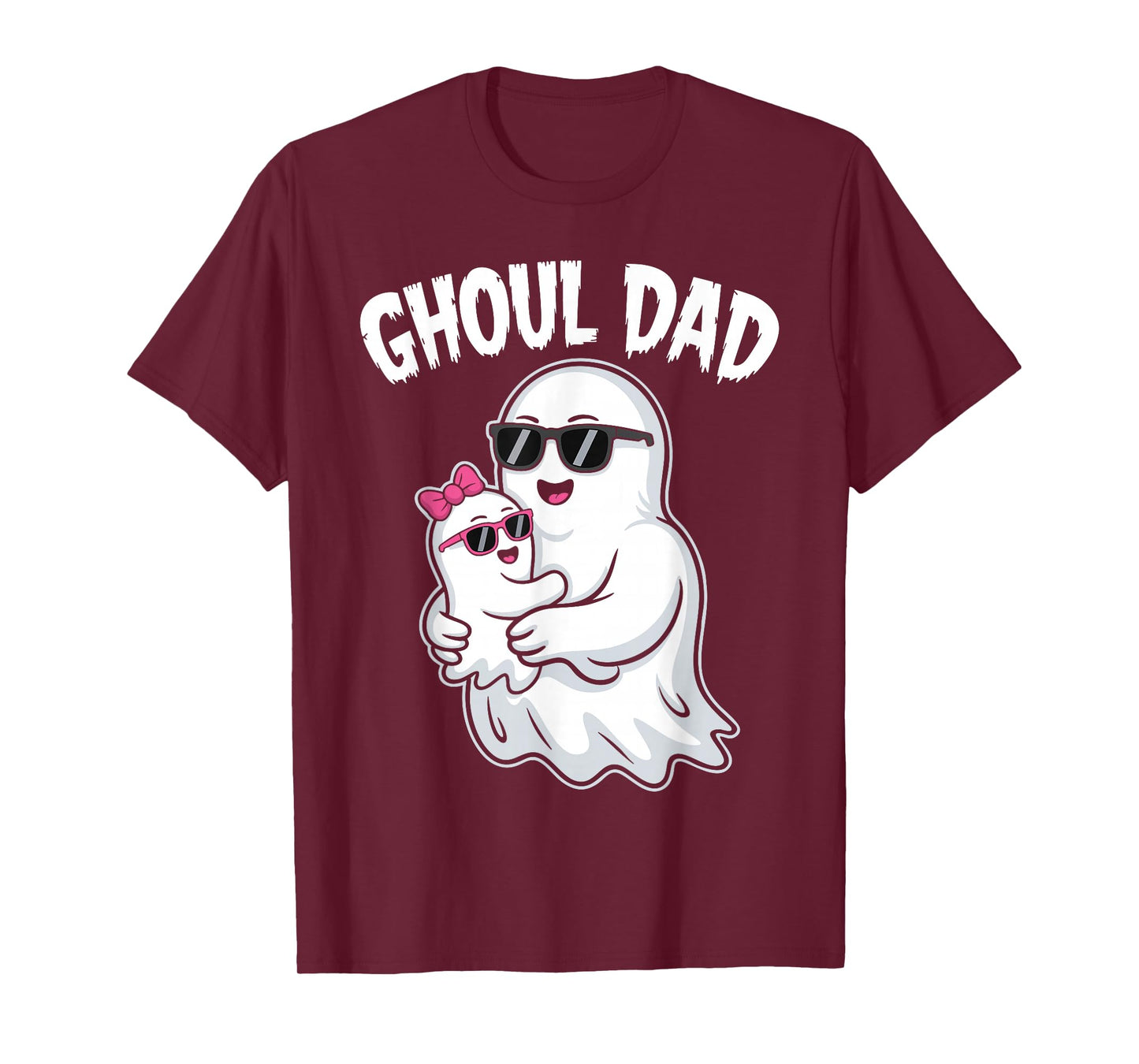 Ghoul Dad Shirt Men Daddy Spooky Halloween Ghost Costume T-Shirt