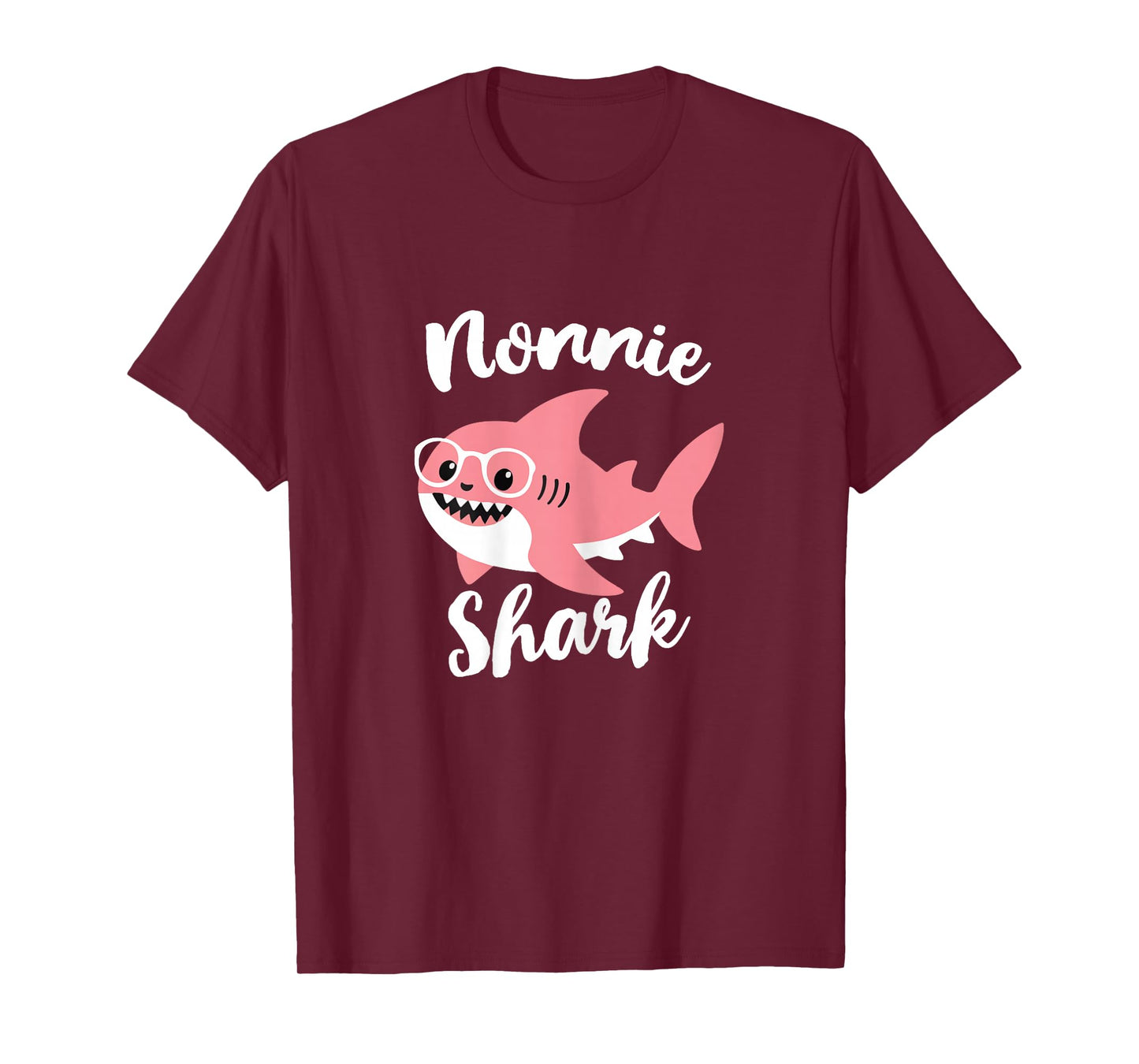 Nonnie Shark Mother's Day Grandma Funny T-Shirt