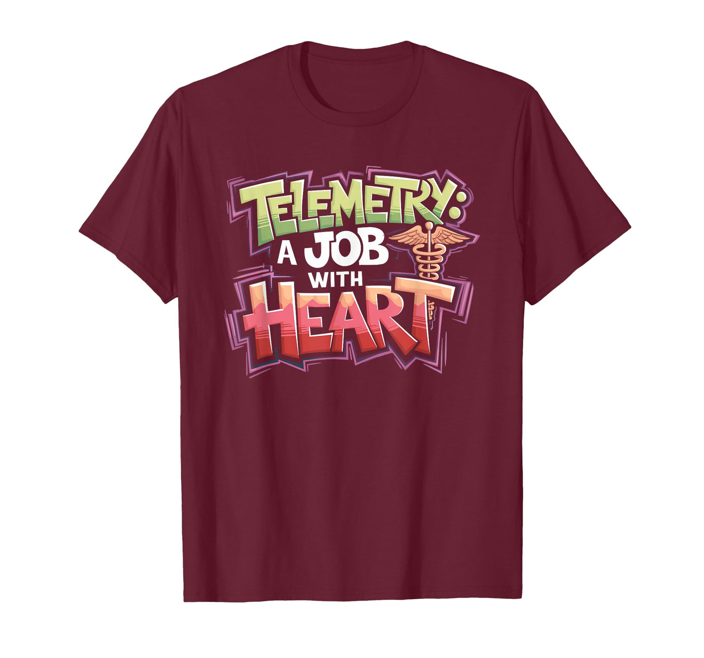 EKG Telemetry Tech Quotes Cardiac Nurse Nursing Technician T-Shirt