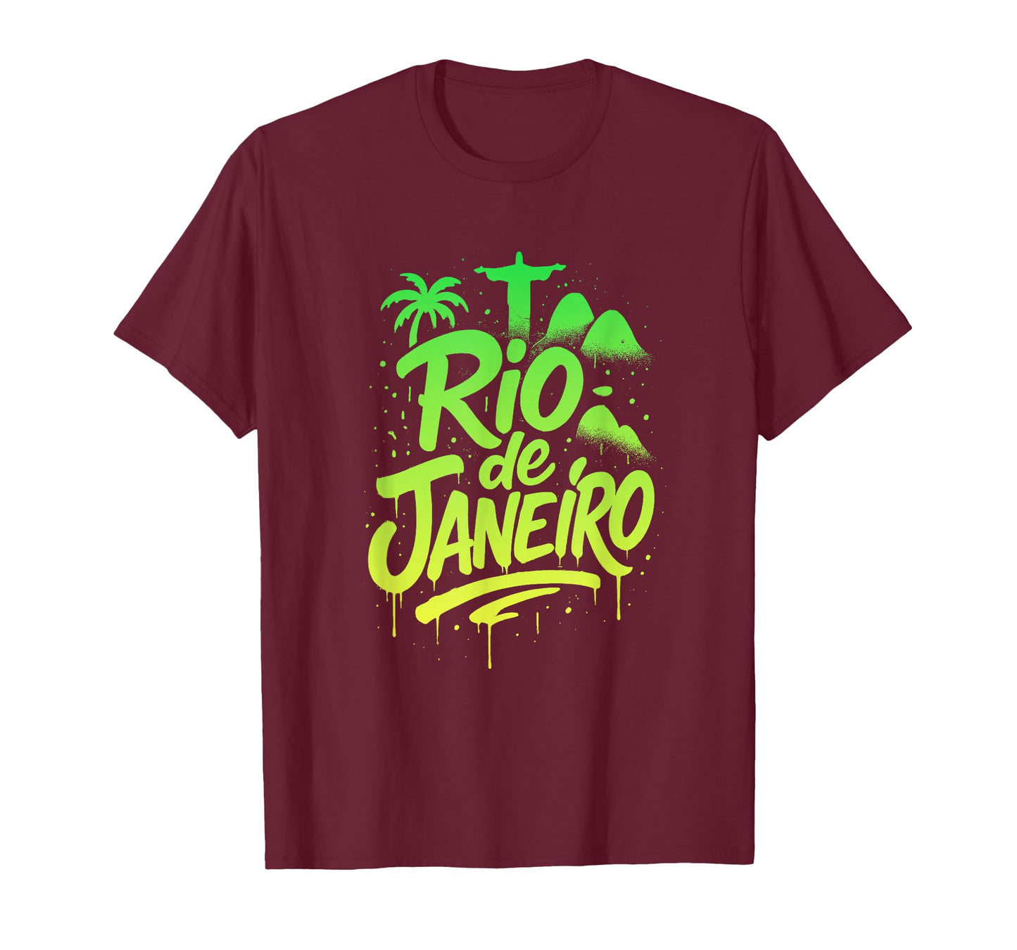 Rio de Janeiro Graffiti Lettering T-Shirt