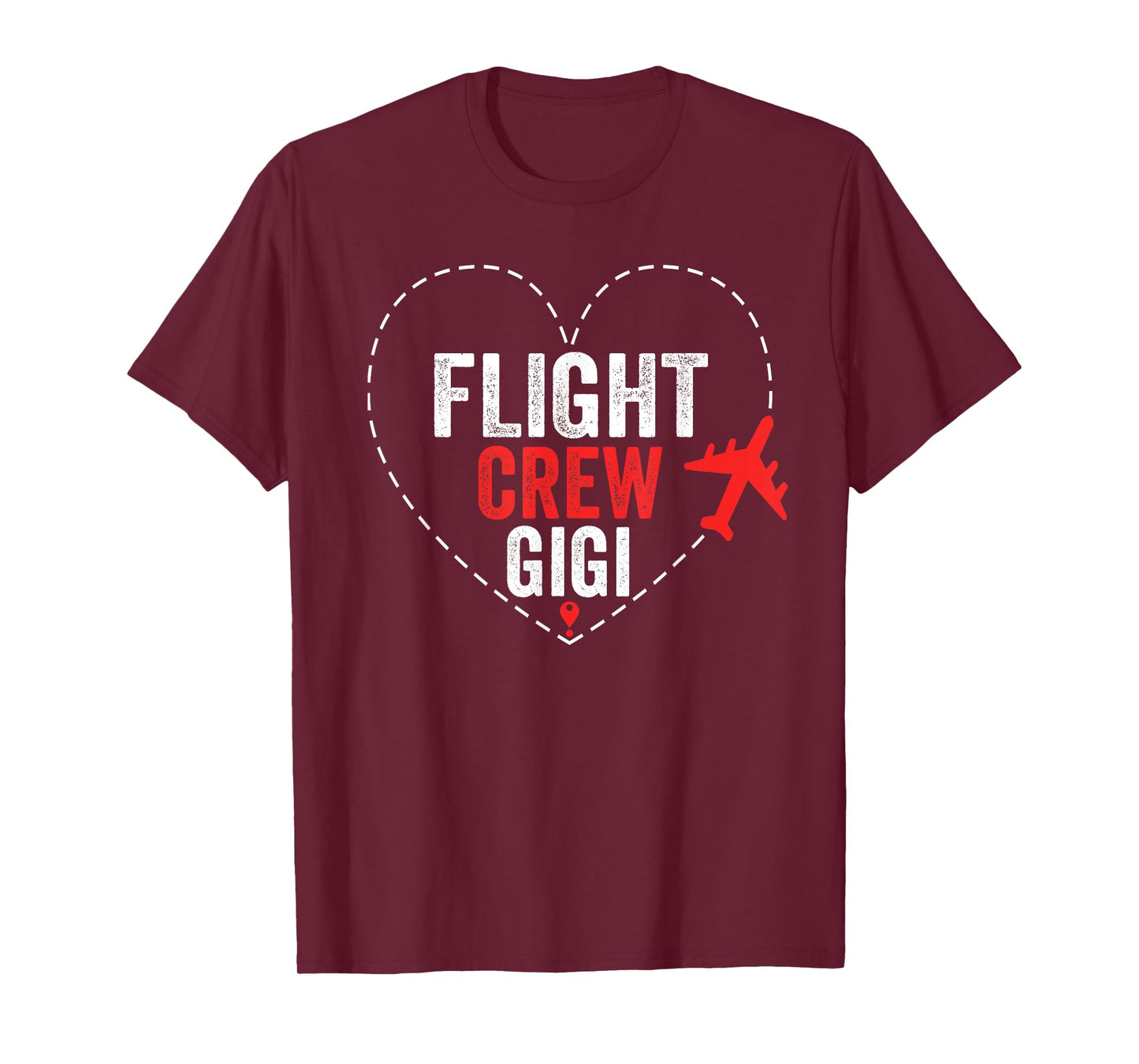 Flight Crew Gigi Airplane Family Vacation Airplane Mode On T-Shirt