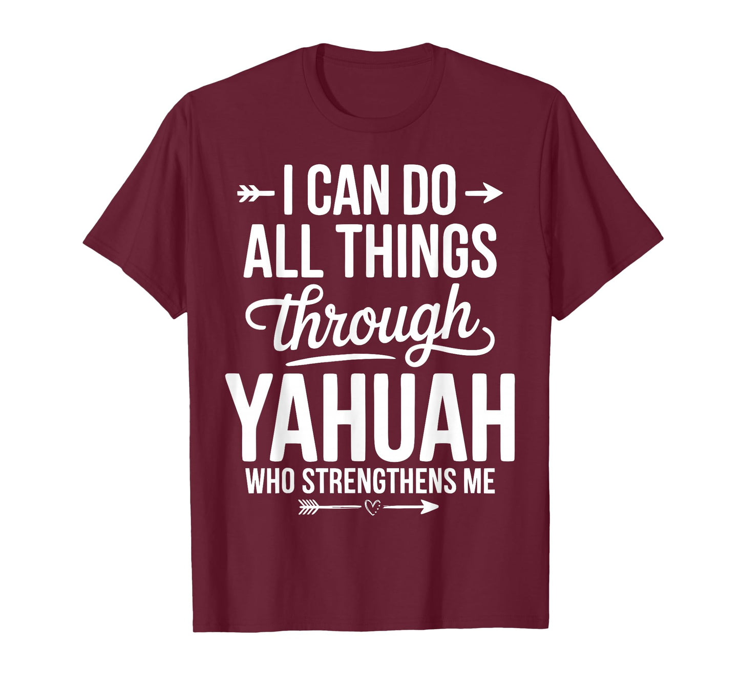 Hebrew Lion of Judah Yahuah Yahusha Faith Strength T-Shirt